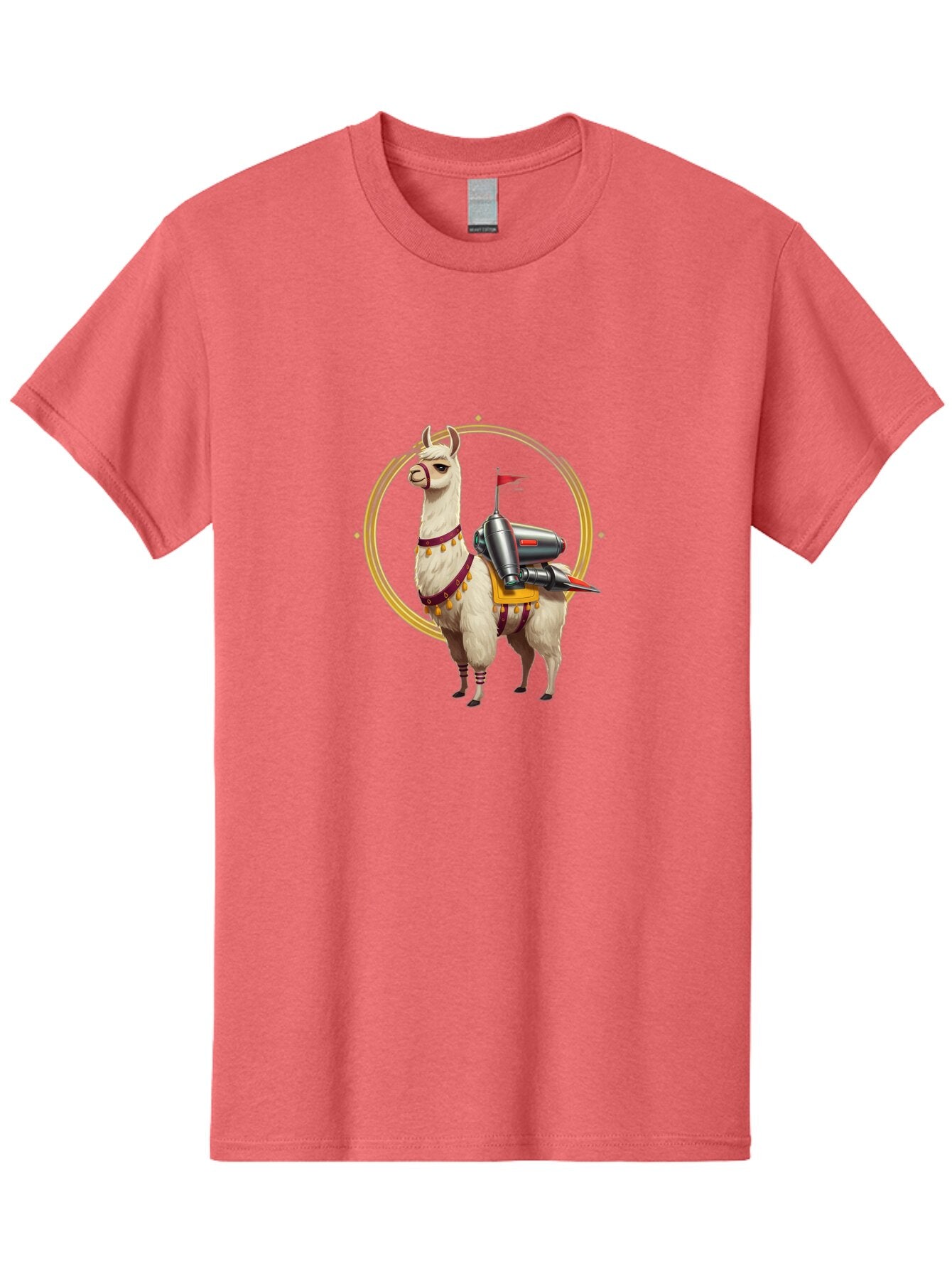 Llama-With-Rocket-3 Men'S Graphic Tee, 100% Cotton, Comfortable Casual Summer Wear, Machine Washable, Vintage Camera, Old Camera, Antique Camera, Black Camera, Classic Photography, Photography Equipment, Nostalgic Device, Film Camera, Bar101 15