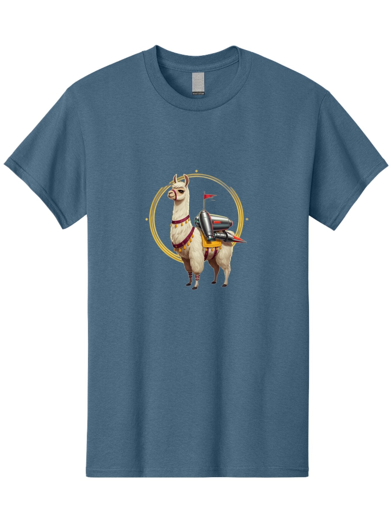 Llama-With-Rocket-3 Men'S Graphic Tee, 100% Cotton, Comfortable Casual Summer Wear, Machine Washable, Vintage Camera, Old Camera, Antique Camera, Black Camera, Classic Photography, Photography Equipment, Nostalgic Device, Film Camera, Bar101 9
