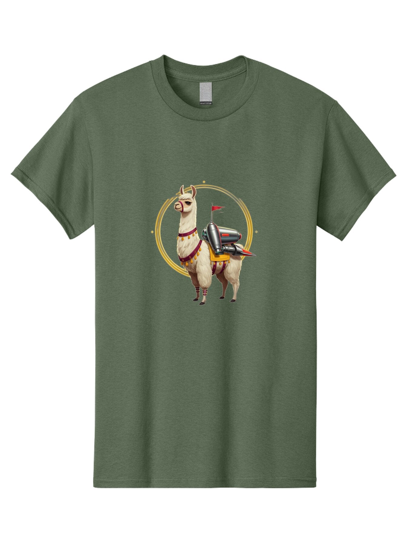 Llama-With-Rocket-3 Men'S Graphic Tee, 100% Cotton, Comfortable Casual Summer Wear, Machine Washable, Vintage Camera, Old Camera, Antique Camera, Black Camera, Classic Photography, Photography Equipment, Nostalgic Device, Film Camera, Bar101 12