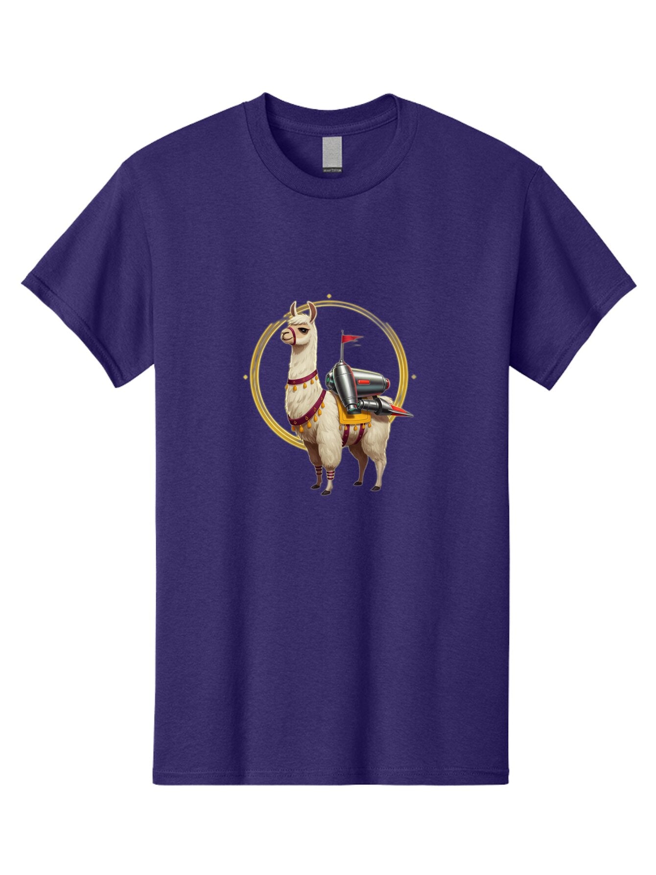 Llama-With-Rocket-3 Men'S Graphic Tee, 100% Cotton, Comfortable Casual Summer Wear, Machine Washable, Vintage Camera, Old Camera, Antique Camera, Black Camera, Classic Photography, Photography Equipment, Nostalgic Device, Film Camera, Bar101 6