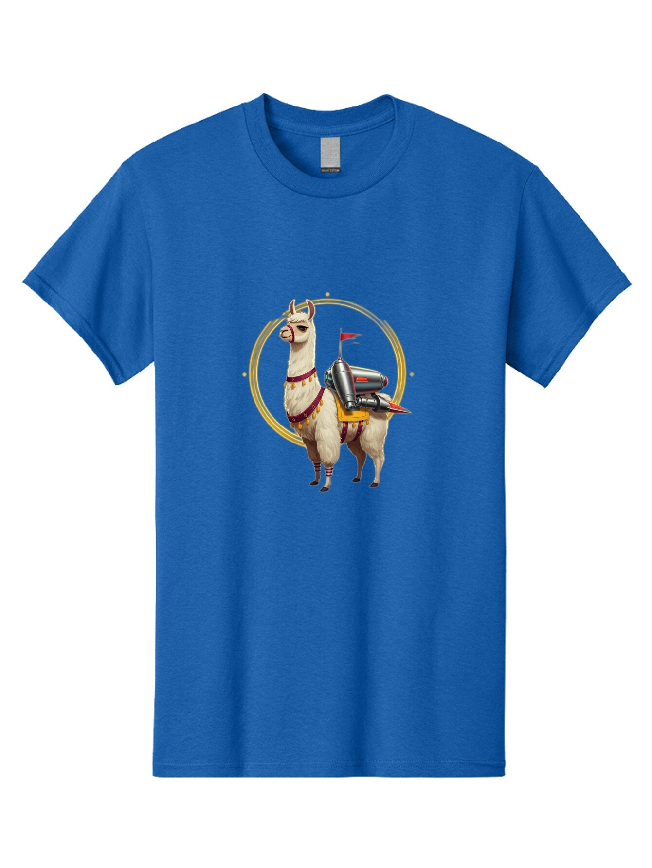 Llama-With-Rocket-3 Men'S Graphic Tee, 100% Cotton, Comfortable Casual Summer Wear, Machine Washable, Vintage Camera, Old Camera, Antique Camera, Black Camera, Classic Photography, Photography Equipment, Nostalgic Device, Film Camera, Bar101 8