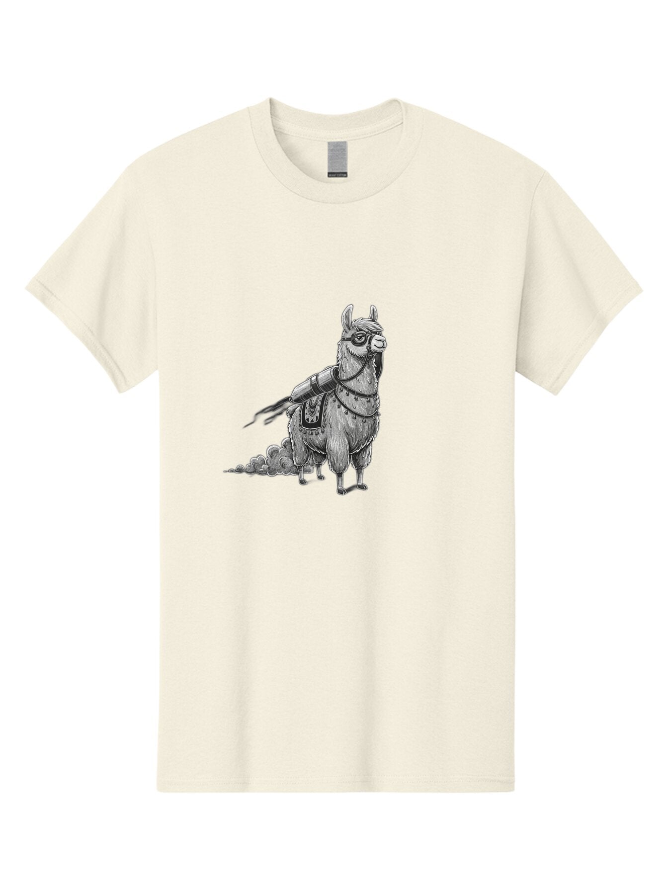 Llama-With-Rocket-Pack-1 Men'S Graphic Tee, 100% Cotton, Comfortable Casual Summer Wear, Machine Washable, Vintage Camera, Old Camera, Antique Camera, Black Camera, Classic Photography, Photography Equipment, Nostalgic Device, Film Camera, Bar102 14