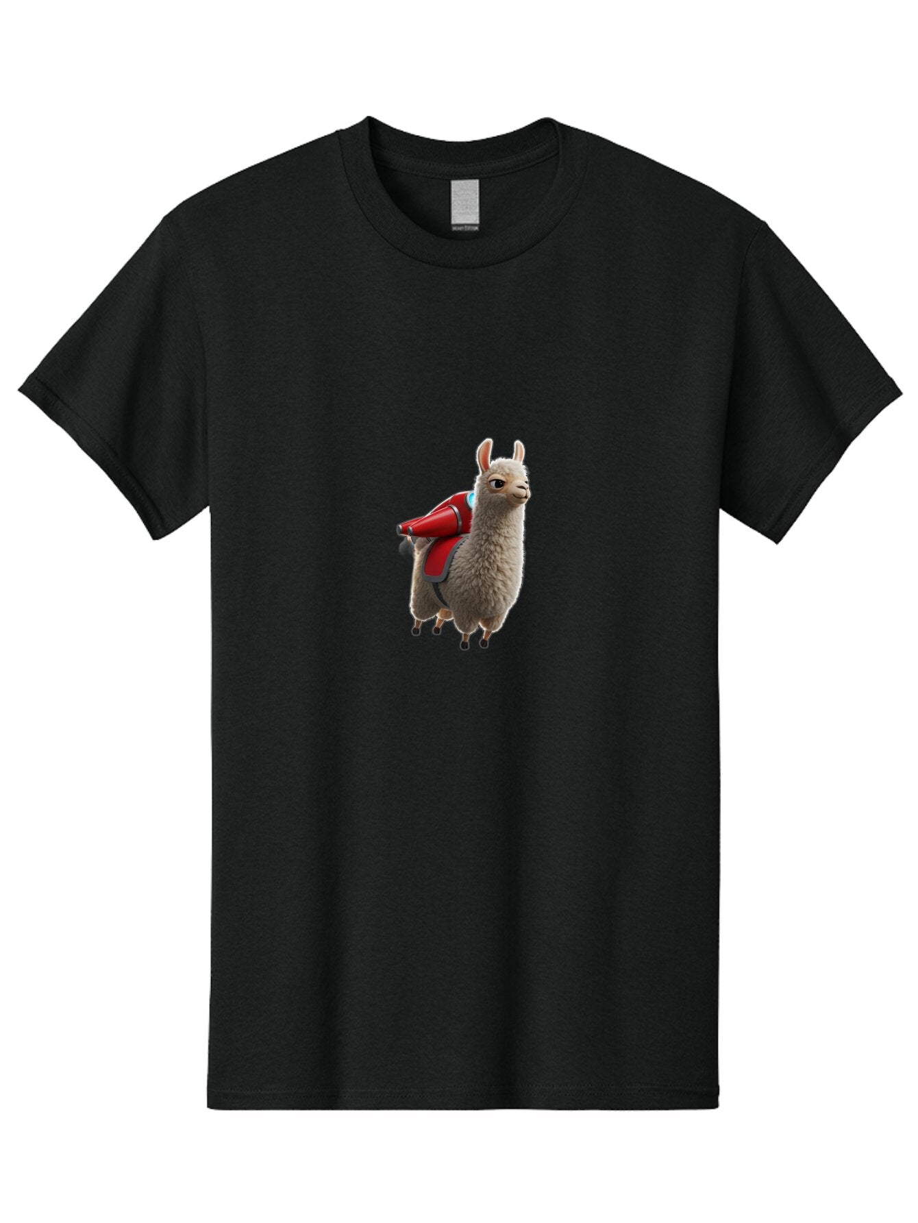 Llama-With-Rocket-Pack Men'S Graphic Tee, 100% Cotton, Comfortable Casual Summer Wear, Machine Washable, Vintage Camera, Old Camera, Antique Camera, Black Camera, Classic Photography, Photography Equipment, Nostalgic Device, Film Camera, Bar103 7