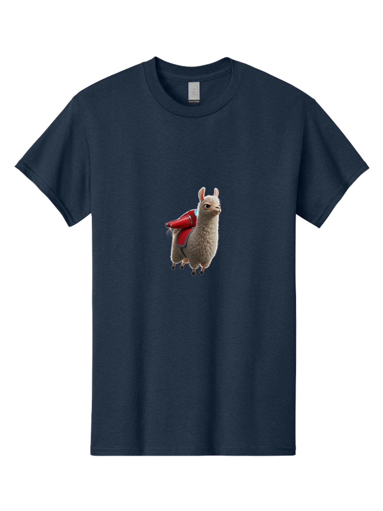 Llama-With-Rocket-Pack Men'S Graphic Tee, 100% Cotton, Comfortable Casual Summer Wear, Machine Washable, Vintage Camera, Old Camera, Antique Camera, Black Camera, Classic Photography, Photography Equipment, Nostalgic Device, Film Camera, Bar103 1