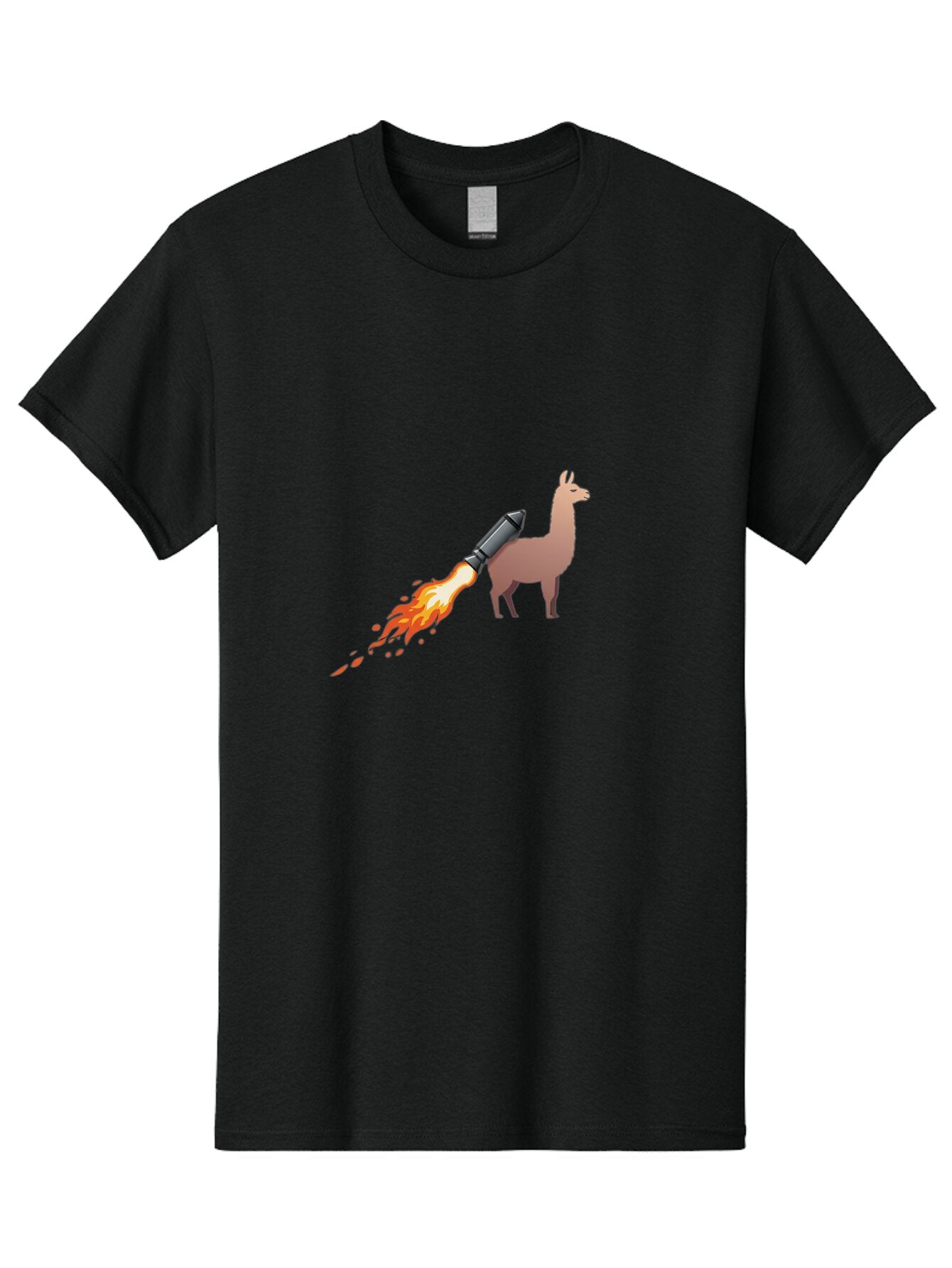 Llama-With-Rocket Men'S Graphic Tee, 100% Cotton, Comfortable Casual Summer Wear, Machine Washable, Vintage Camera, Old Camera, Antique Camera, Black Camera, Classic Photography, Photography Equipment, Nostalgic Device, Film Camera, Camera Art Bar104 7