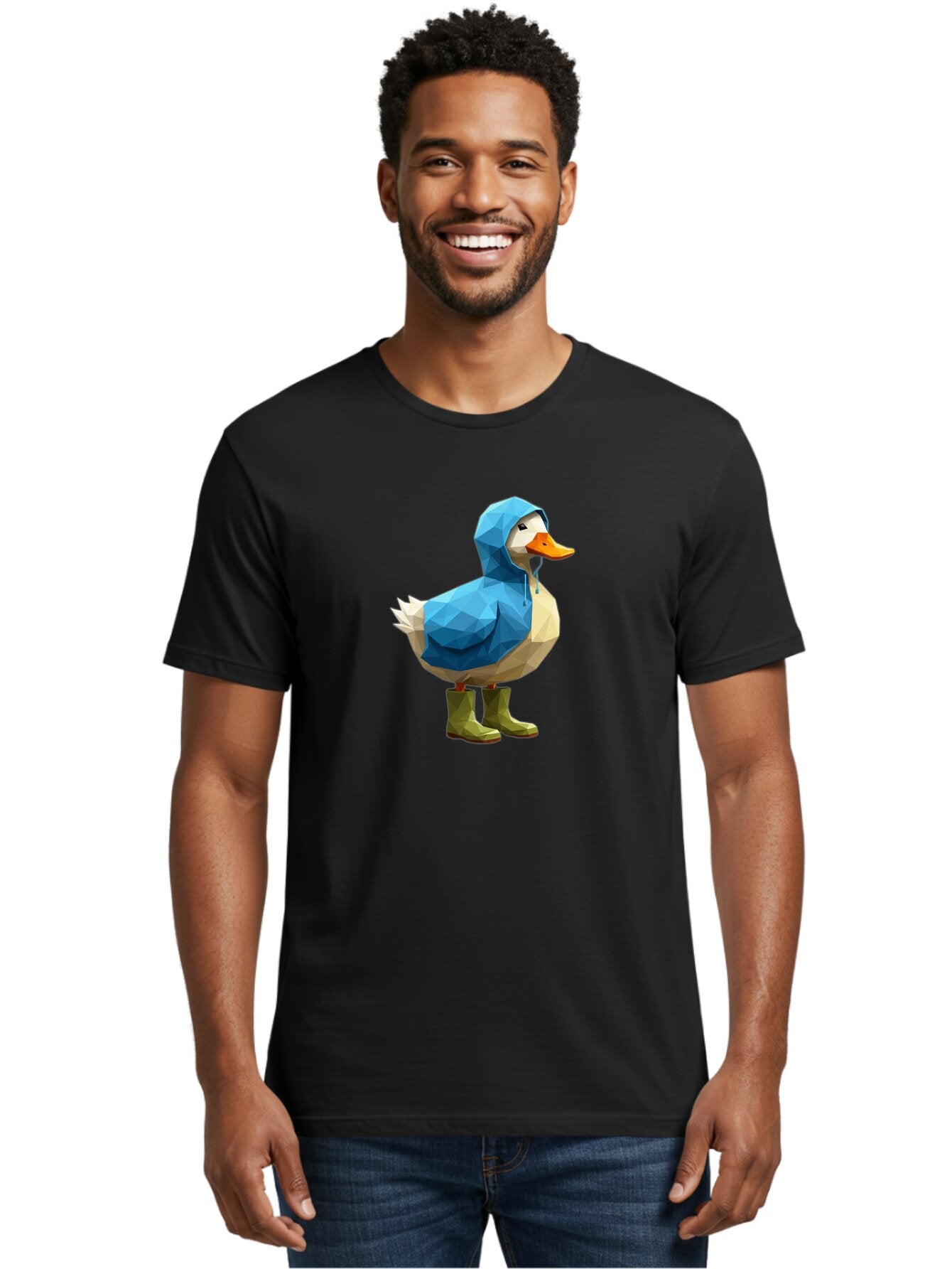 Low-Poly-Duck Men'S Graphic Tee, 100% Cotton, Comfortable Casual Summer Wear, Machine Washable, Vintage Camera, Old Camera, Antique Camera, Black Camera, Classic Photography, Photography Equipment, Nostalgic Device, Film Camera, Camera Art Bar112 30