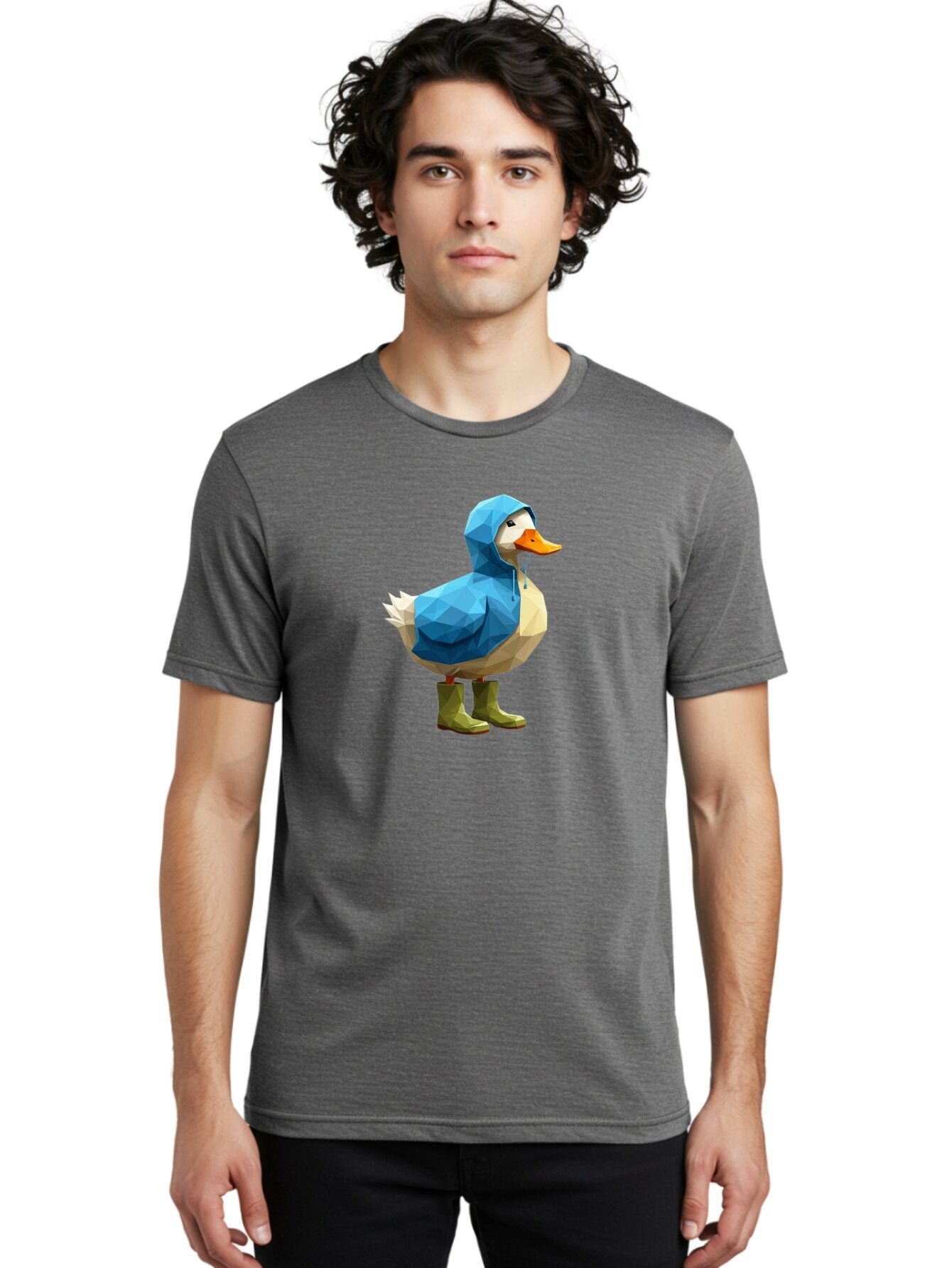Low-Poly-Duck Men'S Graphic Tee, 100% Cotton, Comfortable Casual Summer Wear, Machine Washable, Vintage Camera, Old Camera, Antique Camera, Black Camera, Classic Photography, Photography Equipment, Nostalgic Device, Film Camera, Camera Art Bar112 26