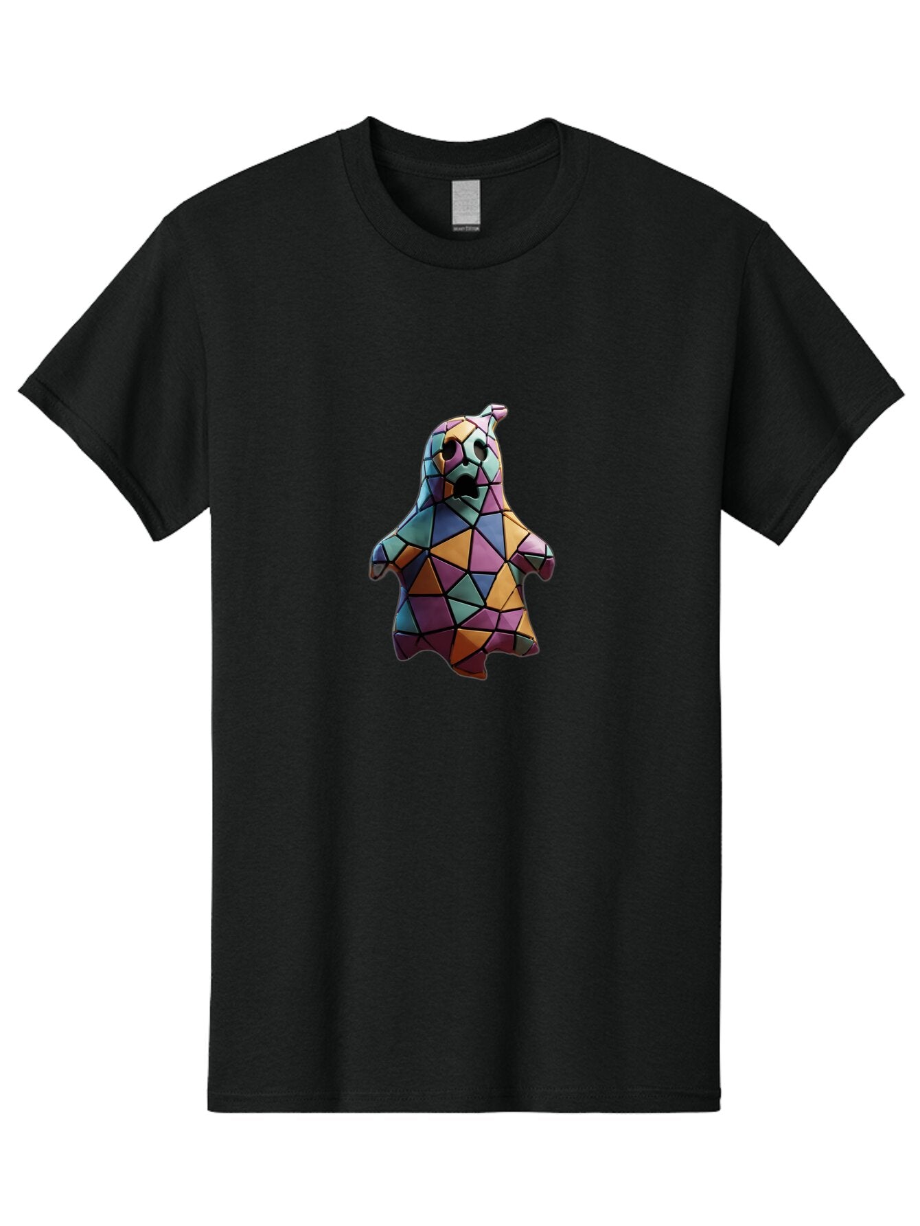 Low-Poly-Ghost Men'S Graphic Tee, 100% Cotton, Comfortable Casual Summer Wear, Machine Washable, Vintage Camera, Old Camera, Antique Camera, Black Camera, Classic Photography, Photography Equipment, Nostalgic Device, Film Camera, Camera Art Bar113 10