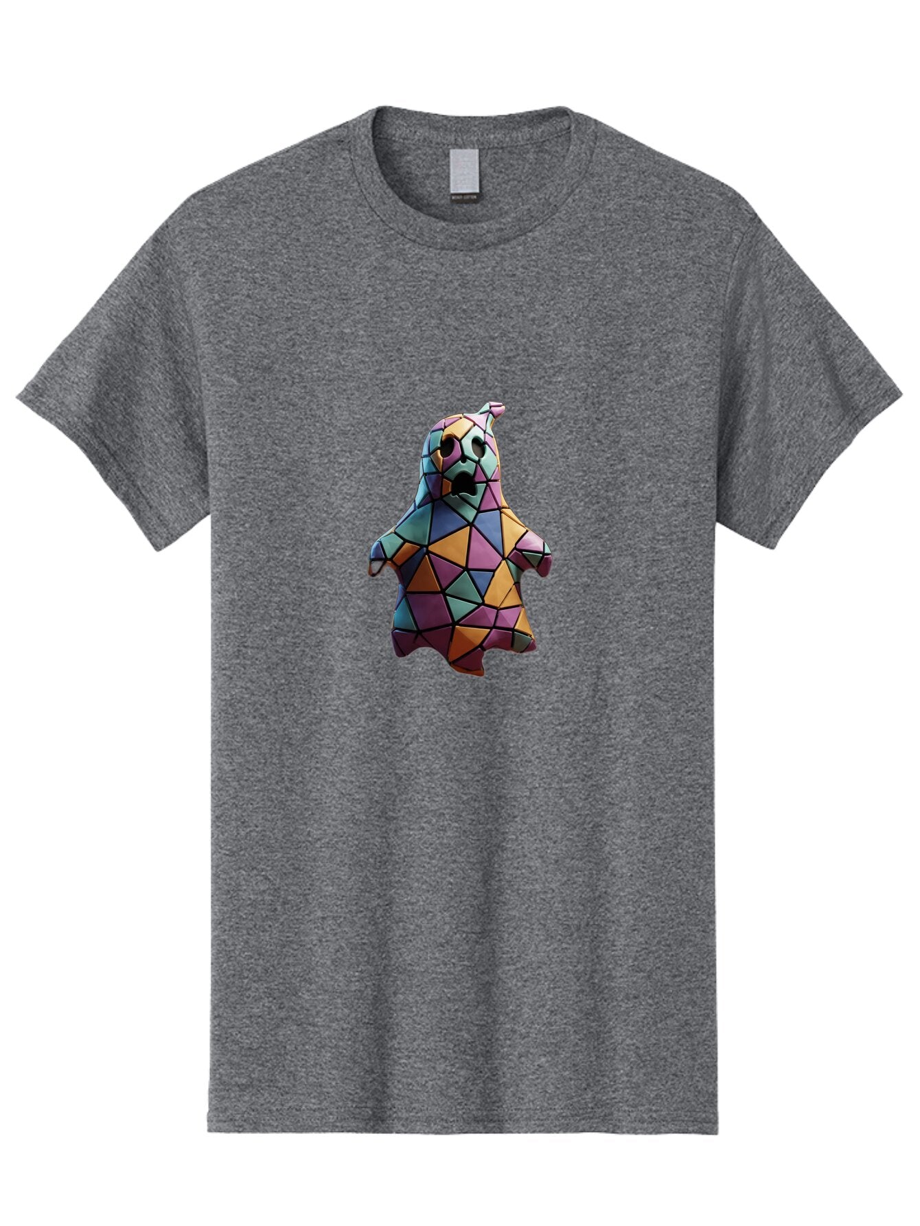 Low-Poly-Ghost Men'S Graphic Tee, 100% Cotton, Comfortable Casual Summer Wear, Machine Washable, Vintage Camera, Old Camera, Antique Camera, Black Camera, Classic Photography, Photography Equipment, Nostalgic Device, Film Camera, Camera Art Bar113 1