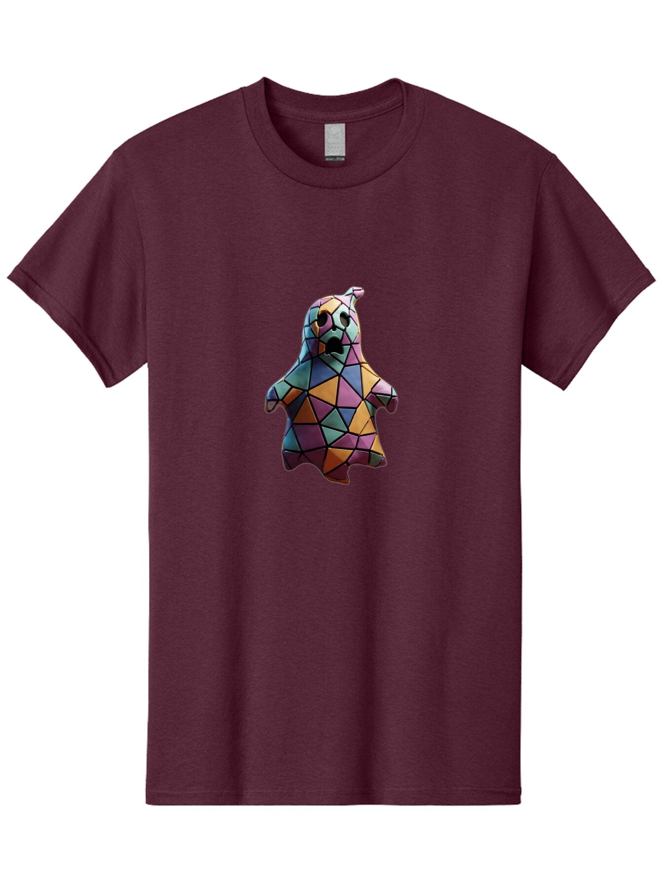 Low-Poly-Ghost Men'S Graphic Tee, 100% Cotton, Comfortable Casual Summer Wear, Machine Washable, Vintage Camera, Old Camera, Antique Camera, Black Camera, Classic Photography, Photography Equipment, Nostalgic Device, Film Camera, Camera Art Bar113 12