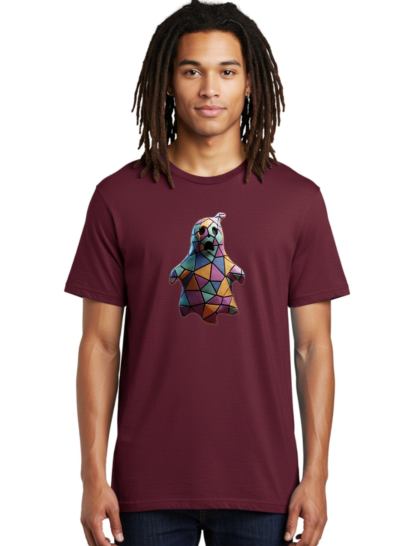 Low-Poly-Ghost Men'S Graphic Tee, 100% Cotton, Comfortable Casual Summer Wear, Machine Washable, Vintage Camera, Old Camera, Antique Camera, Black Camera, Classic Photography, Photography Equipment, Nostalgic Device, Film Camera, Camera Art Bar113 28