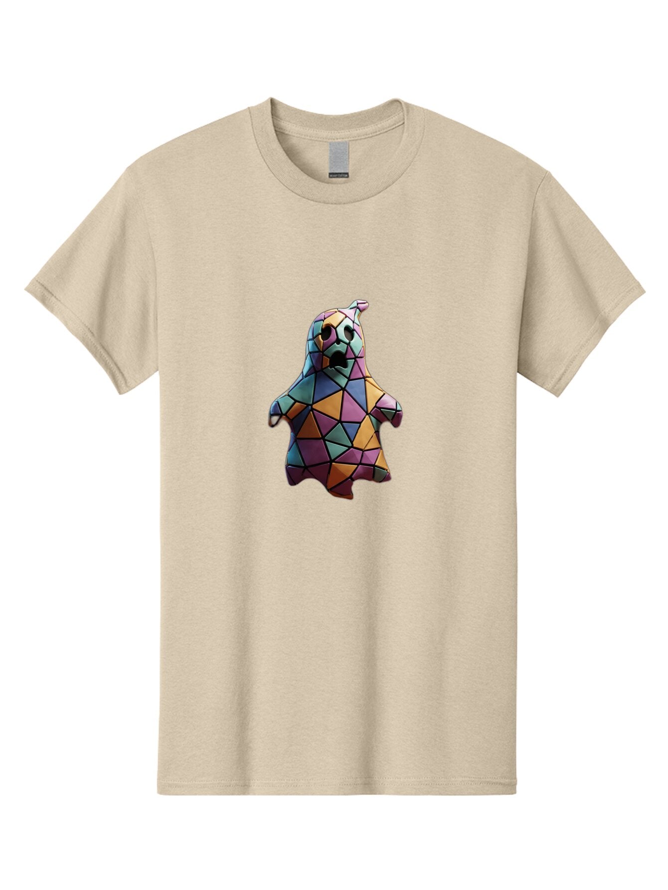 Low-Poly-Ghost Men'S Graphic Tee, 100% Cotton, Comfortable Casual Summer Wear, Machine Washable, Vintage Camera, Old Camera, Antique Camera, Black Camera, Classic Photography, Photography Equipment, Nostalgic Device, Film Camera, Camera Art Bar113 2