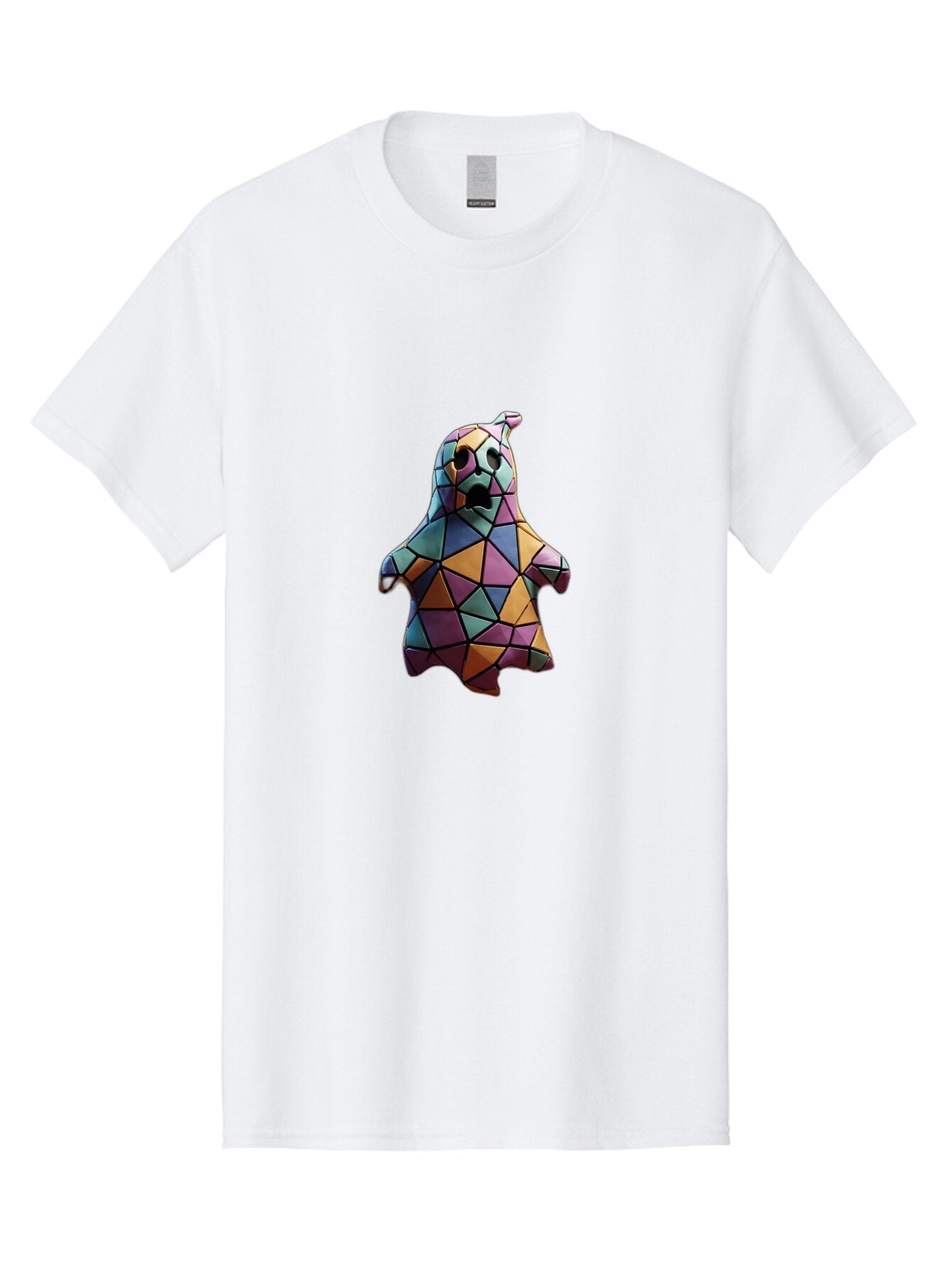 Low-Poly-Ghost Men'S Graphic Tee, 100% Cotton, Comfortable Casual Summer Wear, Machine Washable, Vintage Camera, Old Camera, Antique Camera, Black Camera, Classic Photography, Photography Equipment, Nostalgic Device, Film Camera, Camera Art Bar113 7