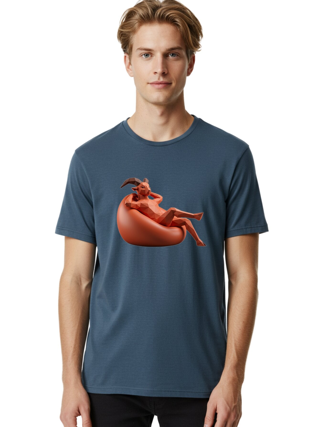 Low-Poly-Goat Men'S Graphic Tee, 100% Cotton, Comfortable Casual Summer Wear, Machine Washable, Vintage Camera, Old Camera, Antique Camera, Black Camera, Classic Photography, Photography Equipment, Nostalgic Device, Film Camera, Camera Art Bar114 27
