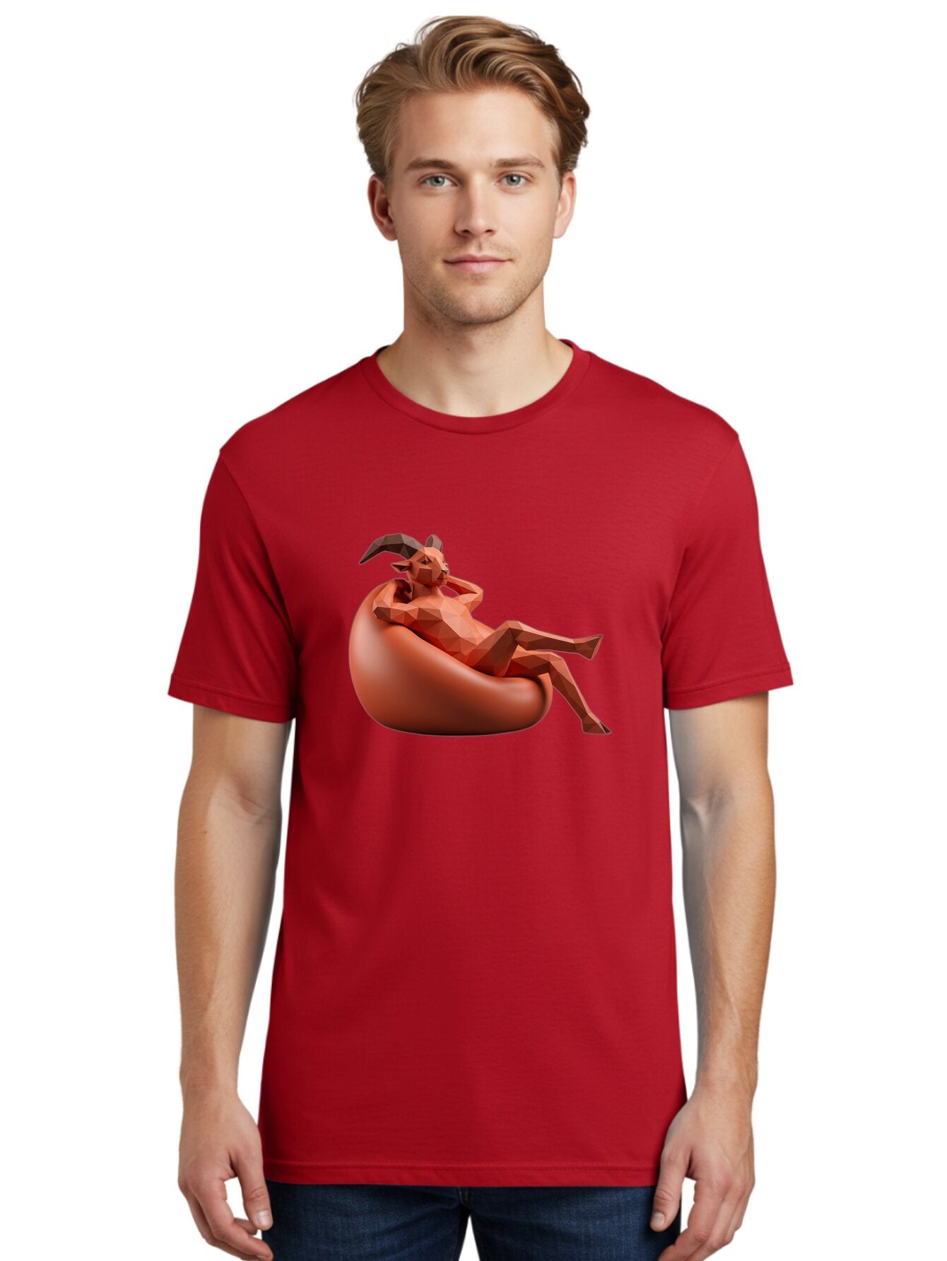 Low-Poly-Goat Men'S Graphic Tee, 100% Cotton, Comfortable Casual Summer Wear, Machine Washable, Vintage Camera, Old Camera, Antique Camera, Black Camera, Classic Photography, Photography Equipment, Nostalgic Device, Film Camera, Camera Art Bar114 26