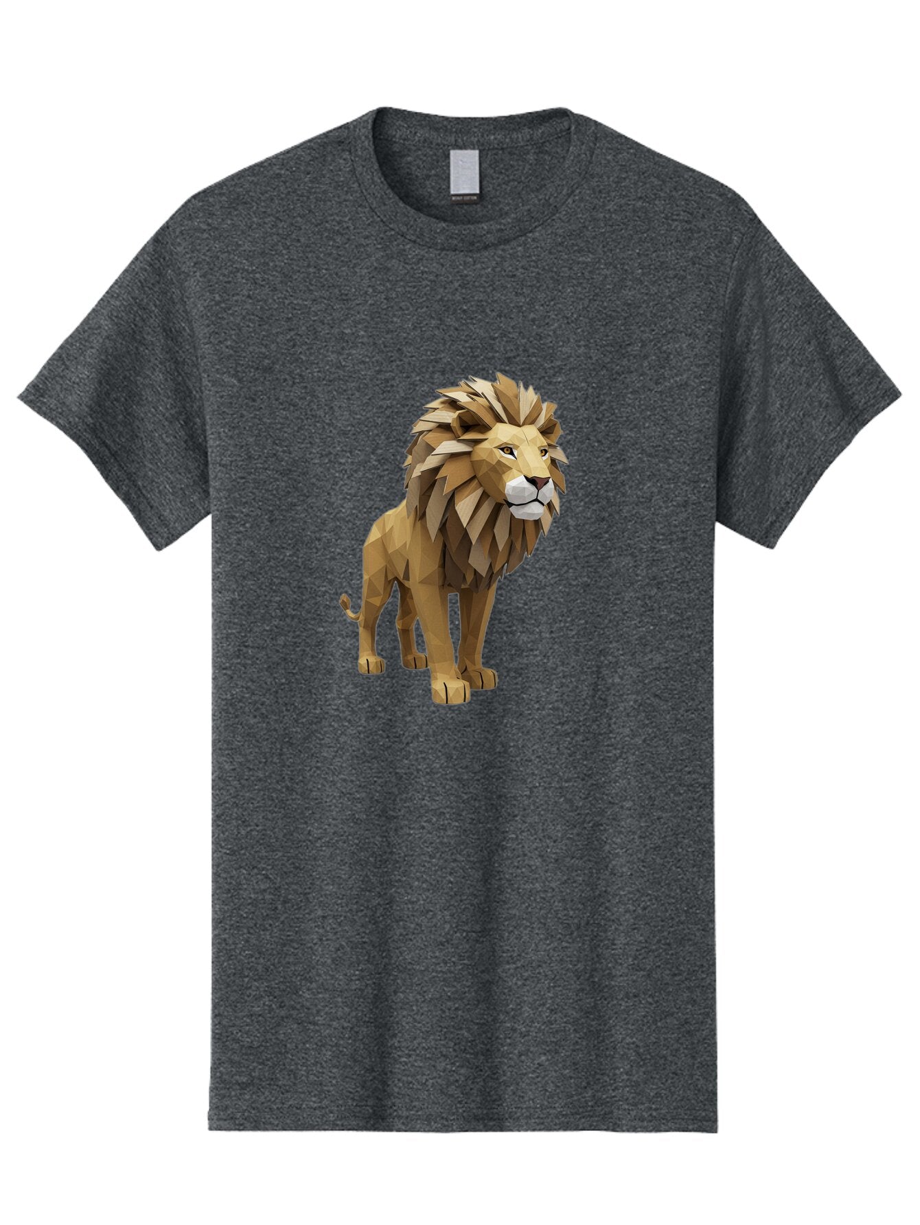 Low-Poly-Lion Men'S Graphic Tee, 100% Cotton, Comfortable Casual Summer Wear, Machine Washable, Vintage Camera, Old Camera, Antique Camera, Black Camera, Classic Photography, Photography Equipment, Nostalgic Device, Film Camera, Camera Art Bar115 10