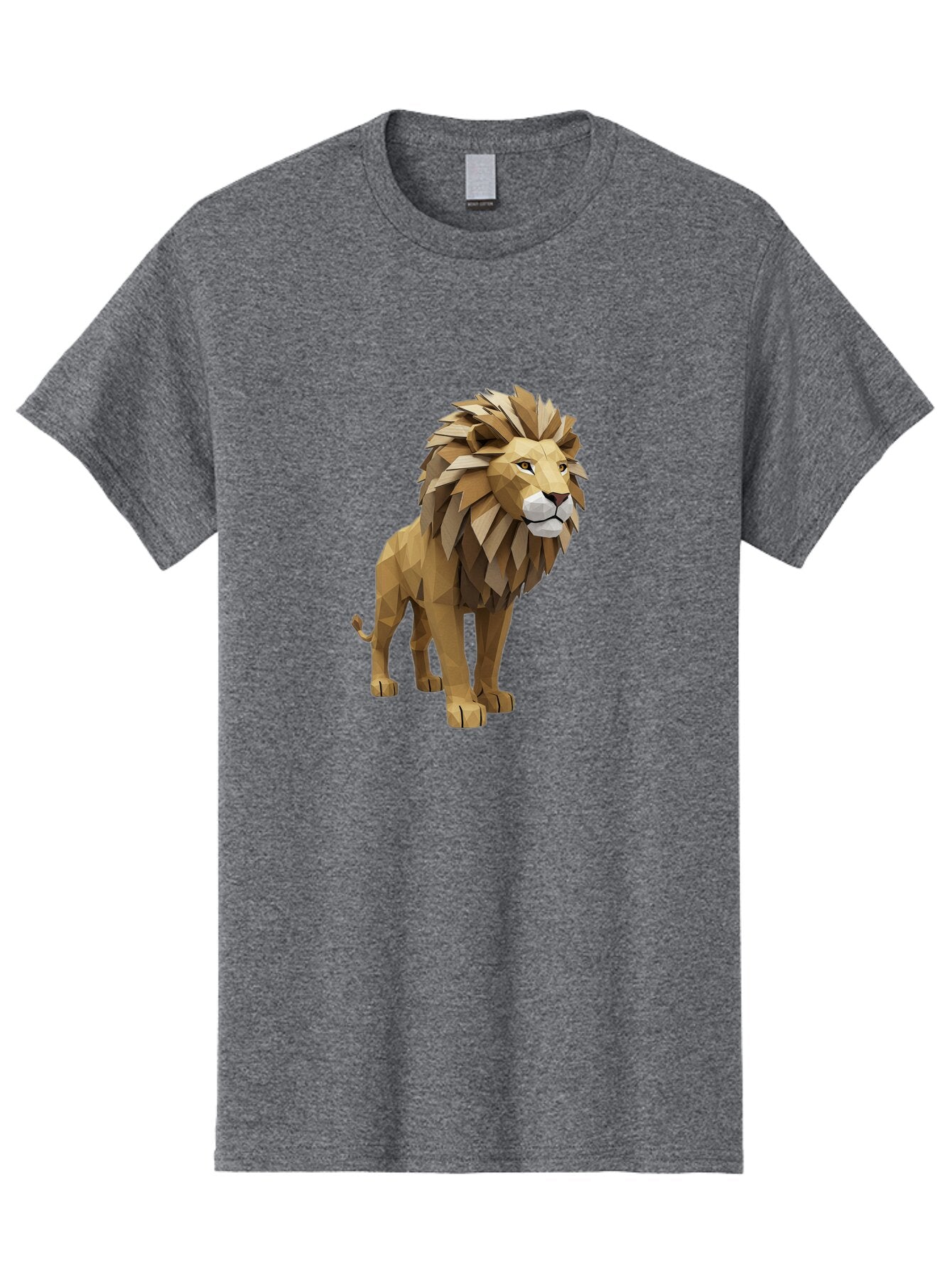 Low-Poly-Lion Men'S Graphic Tee, 100% Cotton, Comfortable Casual Summer Wear, Machine Washable, Vintage Camera, Old Camera, Antique Camera, Black Camera, Classic Photography, Photography Equipment, Nostalgic Device, Film Camera, Camera Art Bar115 12