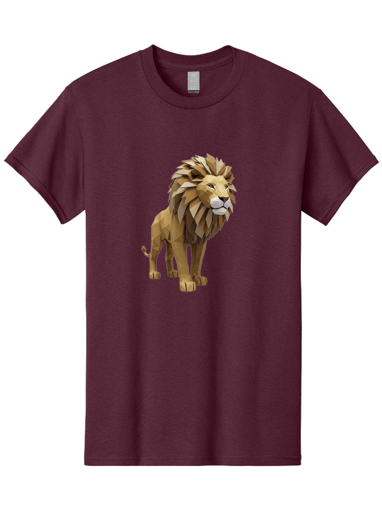 Low-Poly-Lion Men'S Graphic Tee, 100% Cotton, Comfortable Casual Summer Wear, Machine Washable, Vintage Camera, Old Camera, Antique Camera, Black Camera, Classic Photography, Photography Equipment, Nostalgic Device, Film Camera, Camera Art Bar115 11