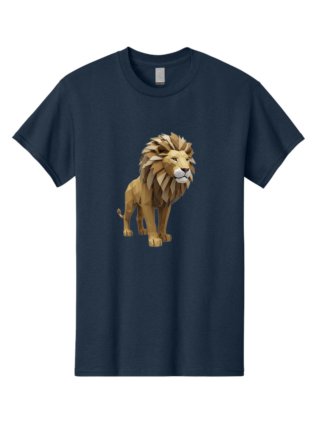 Low-Poly-Lion Men'S Graphic Tee, 100% Cotton, Comfortable Casual Summer Wear, Machine Washable, Vintage Camera, Old Camera, Antique Camera, Black Camera, Classic Photography, Photography Equipment, Nostalgic Device, Film Camera, Camera Art Bar115 9
