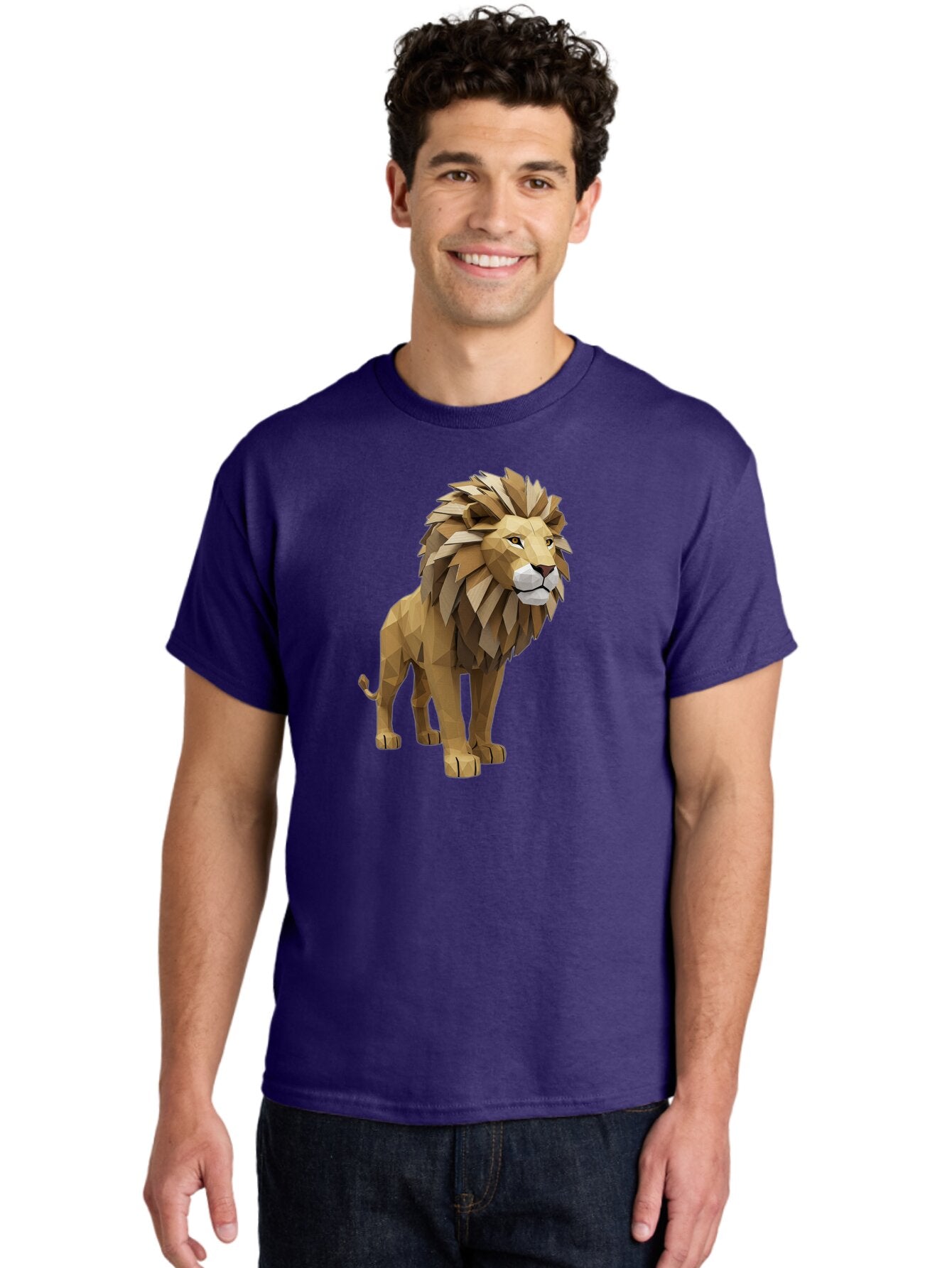 Low-Poly-Lion Men'S Graphic Tee, 100% Cotton, Comfortable Casual Summer Wear, Machine Washable, Vintage Camera, Old Camera, Antique Camera, Black Camera, Classic Photography, Photography Equipment, Nostalgic Device, Film Camera, Camera Art Bar115 20