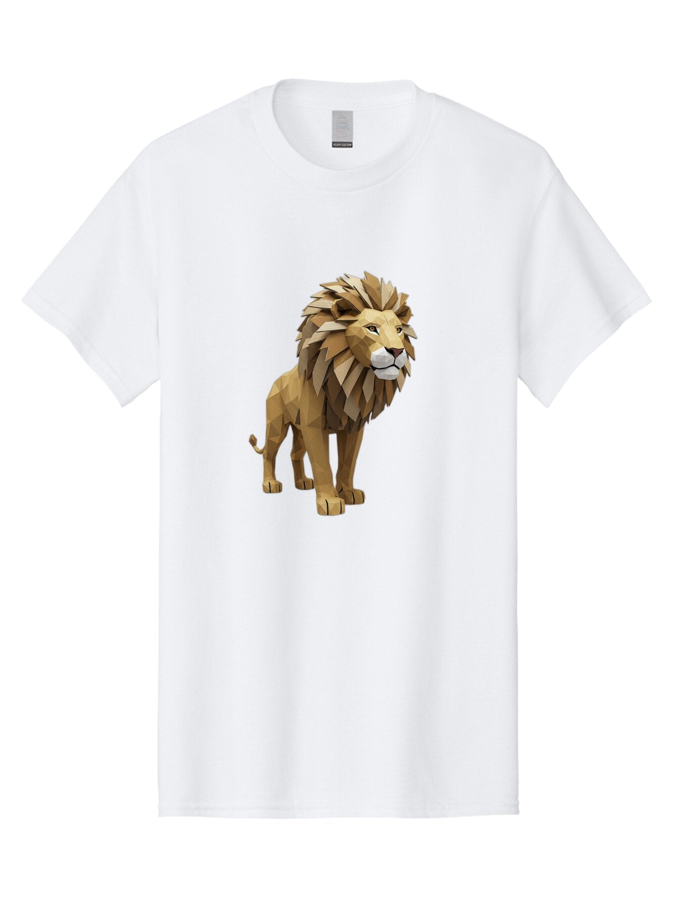 Low-Poly-Lion Men'S Graphic Tee, 100% Cotton, Comfortable Casual Summer Wear, Machine Washable, Vintage Camera, Old Camera, Antique Camera, Black Camera, Classic Photography, Photography Equipment, Nostalgic Device, Film Camera, Camera Art Bar115 1