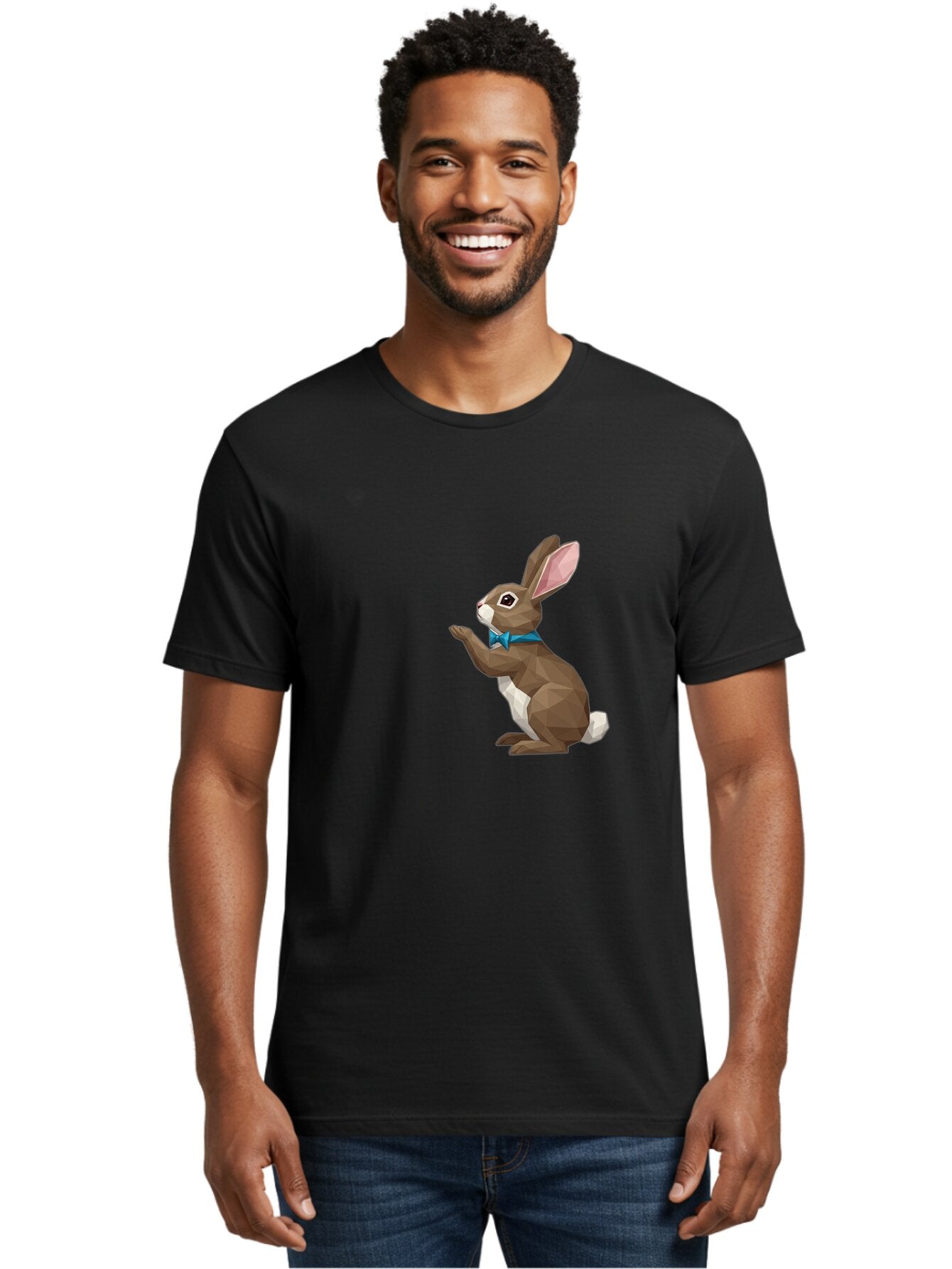 Low-Poly-Rabbit Men'S Graphic Tee, 100% Cotton, Comfortable Casual Summer Wear, Machine Washable, Vintage Camera, Old Camera, Antique Camera, Black Camera, Classic Photography, Photography Equipment, Nostalgic Device, Film Camera, Camera Art Bar116 29