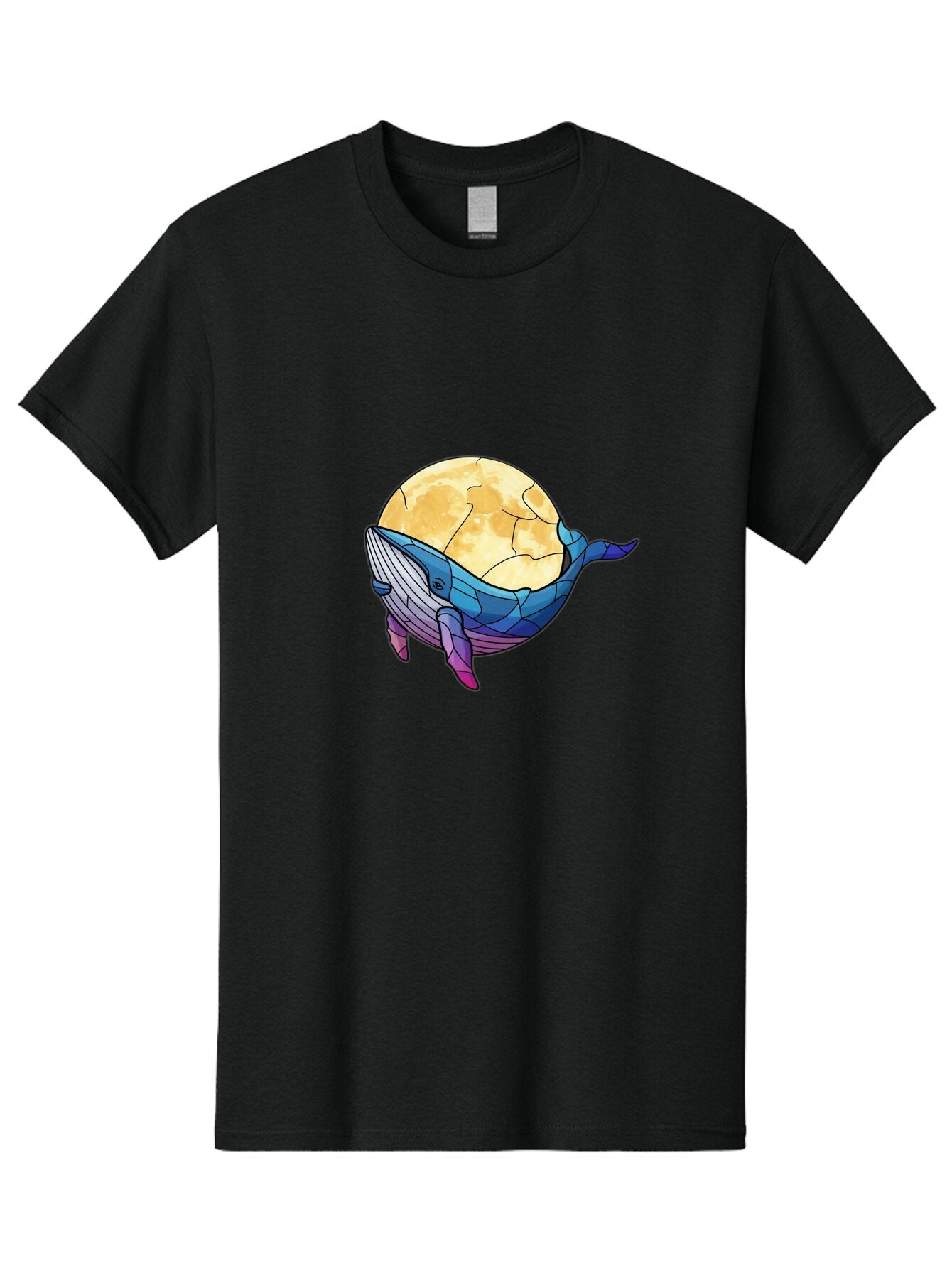 Low-Poly-Whale-And-Moon Men'S Graphic Tee, 100% Cotton, Comfortable Casual Summer Wear, Machine Washable, Vintage Camera, Old Camera, Antique Camera, Black Camera, Classic Photography, Photography Equipment, Nostalgic Device, Film Camera, Bar117 13