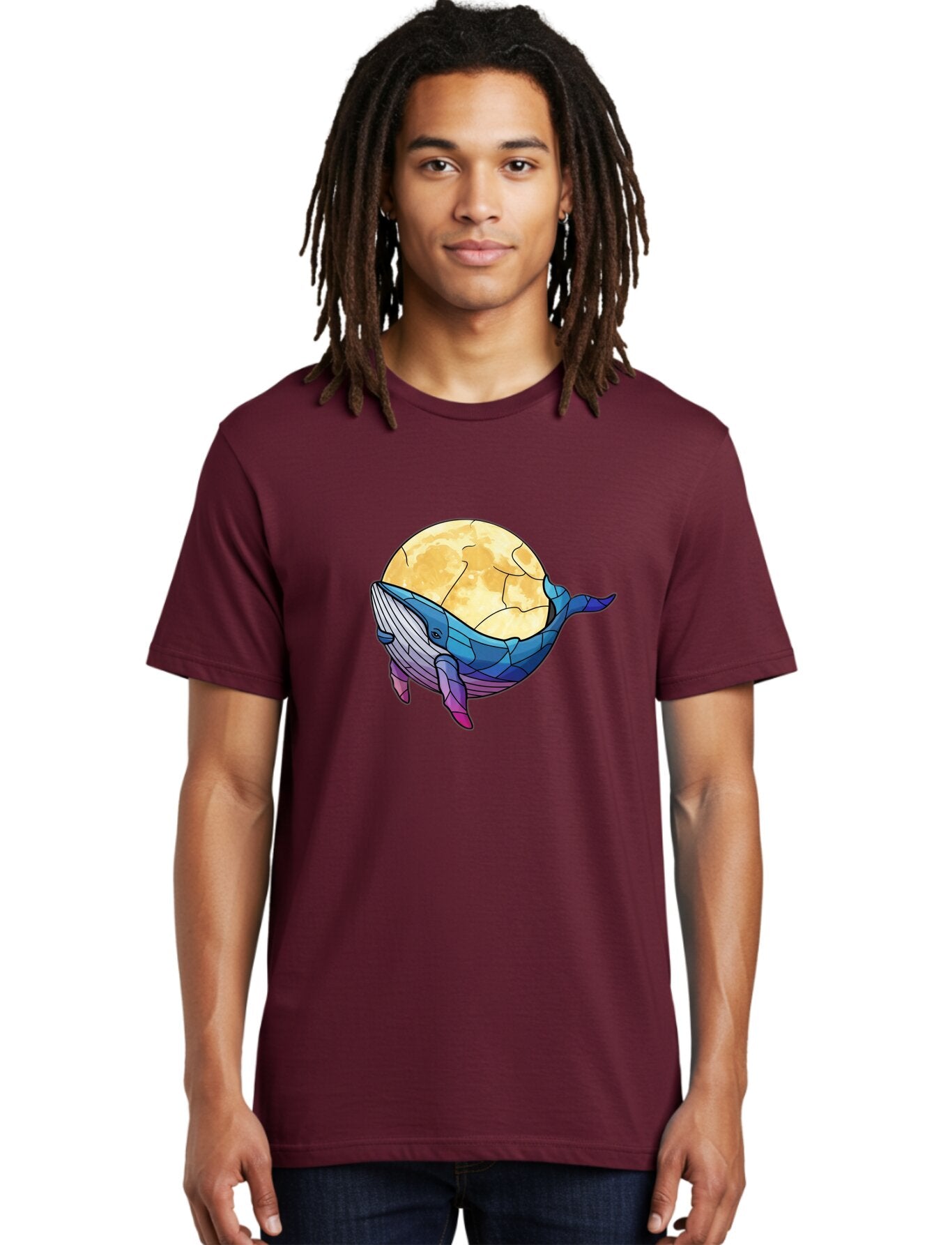 Low-Poly-Whale-And-Moon Men'S Graphic Tee, 100% Cotton, Comfortable Casual Summer Wear, Machine Washable, Vintage Camera, Old Camera, Antique Camera, Black Camera, Classic Photography, Photography Equipment, Nostalgic Device, Film Camera, Bar117 19