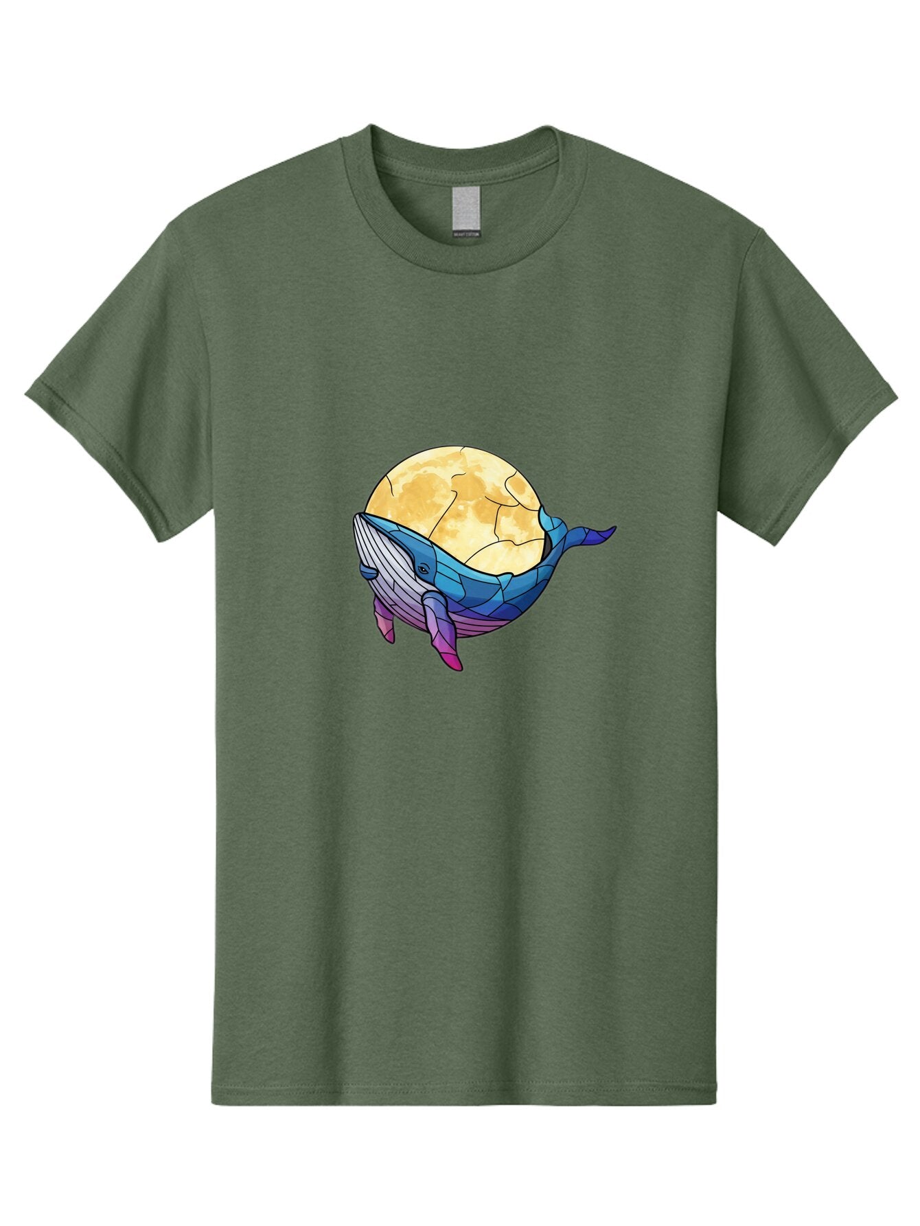Low-Poly-Whale-And-Moon Men'S Graphic Tee, 100% Cotton, Comfortable Casual Summer Wear, Machine Washable, Vintage Camera, Old Camera, Antique Camera, Black Camera, Classic Photography, Photography Equipment, Nostalgic Device, Film Camera, Bar117 15