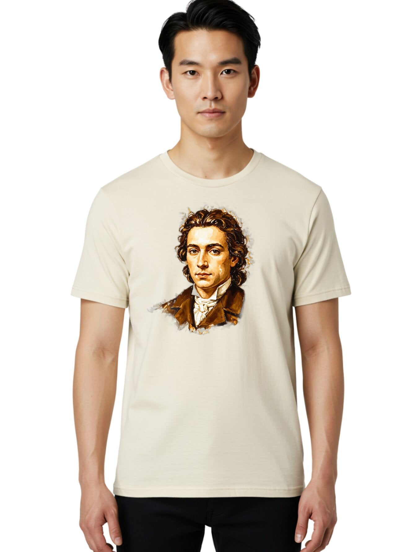 Ludwig-Van-Beethoven Men'S Graphic Tee, 100% Cotton, Comfortable Casual Summer Wear, Machine Washable, Vintage Camera, Old Camera, Antique Camera, Black Camera, Classic Photography, Photography Equipment, Nostalgic Device, Film Camera, Bar118 23