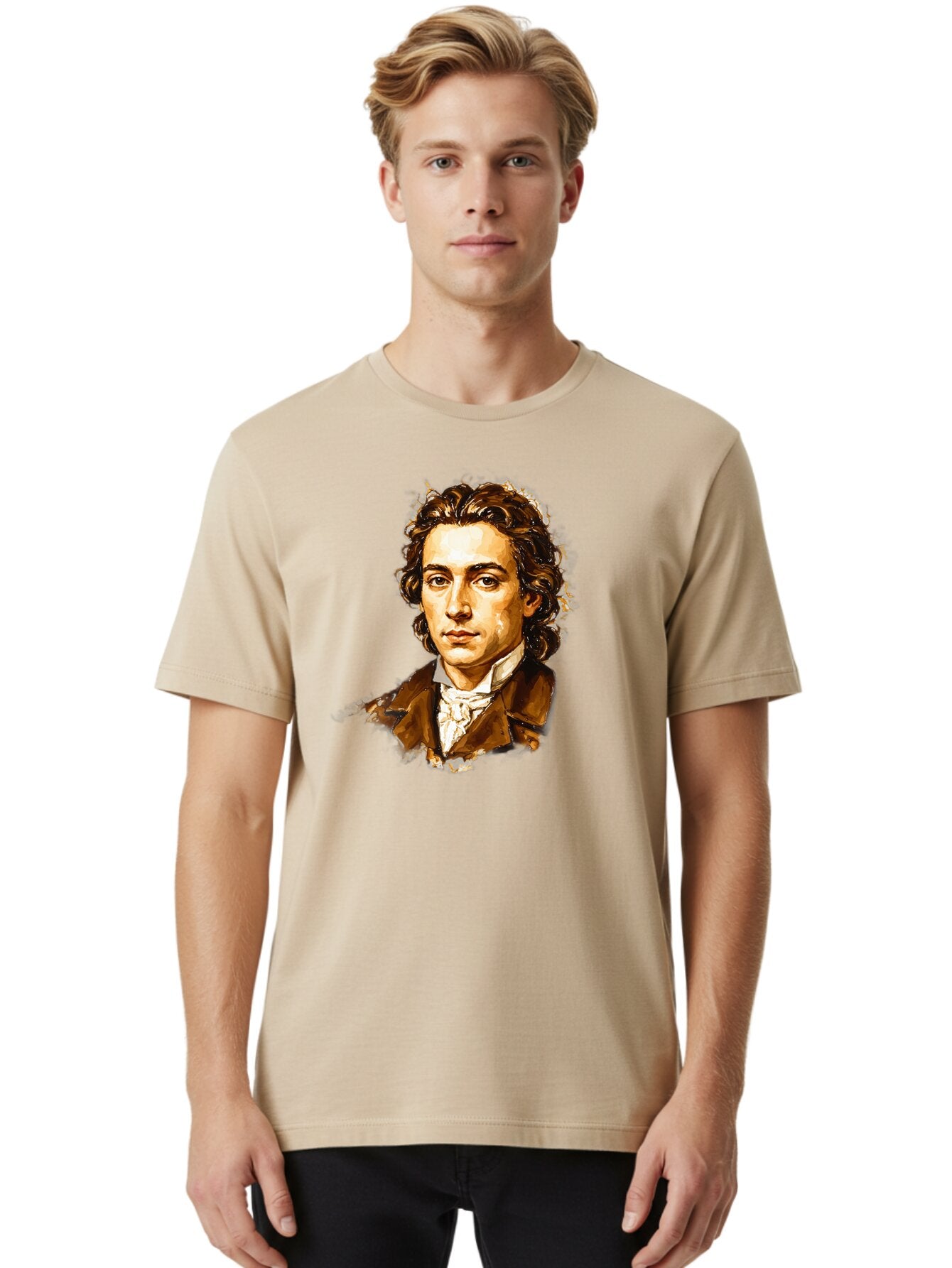Ludwig-Van-Beethoven Men'S Graphic Tee, 100% Cotton, Comfortable Casual Summer Wear, Machine Washable, Vintage Camera, Old Camera, Antique Camera, Black Camera, Classic Photography, Photography Equipment, Nostalgic Device, Film Camera, Bar118 24