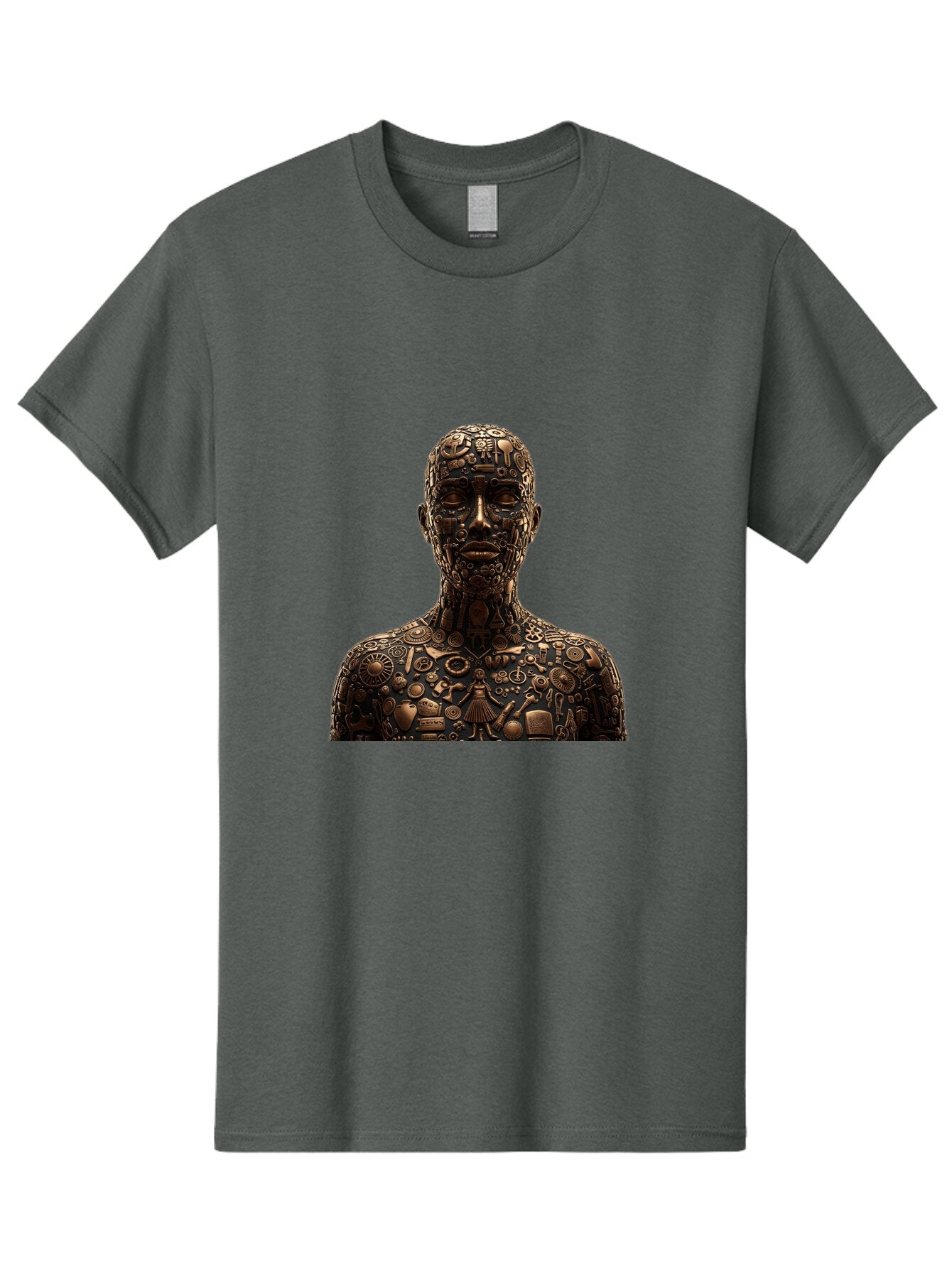 Man-Made-Of-Mechanical-Parts Men'S Graphic Tee, 100% Cotton, Comfortable Casual Summer Wear, Machine Washable, Vintage Camera, Old Camera, Antique Camera, Black Camera, Classic Photography, Photography Equipment, Nostalgic Device, Film Camera, Bar120 14