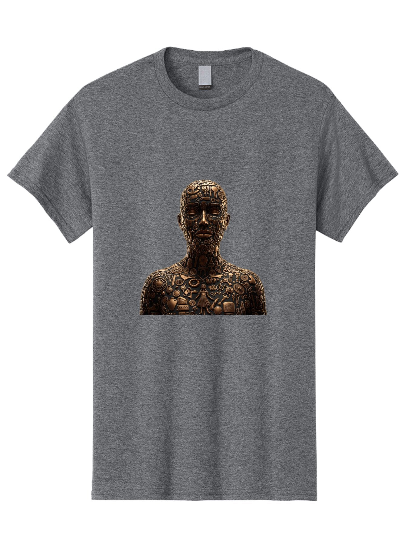 Man-Made-Of-Mechanical-Parts Men'S Graphic Tee, 100% Cotton, Comfortable Casual Summer Wear, Machine Washable, Vintage Camera, Old Camera, Antique Camera, Black Camera, Classic Photography, Photography Equipment, Nostalgic Device, Film Camera, Bar120 13