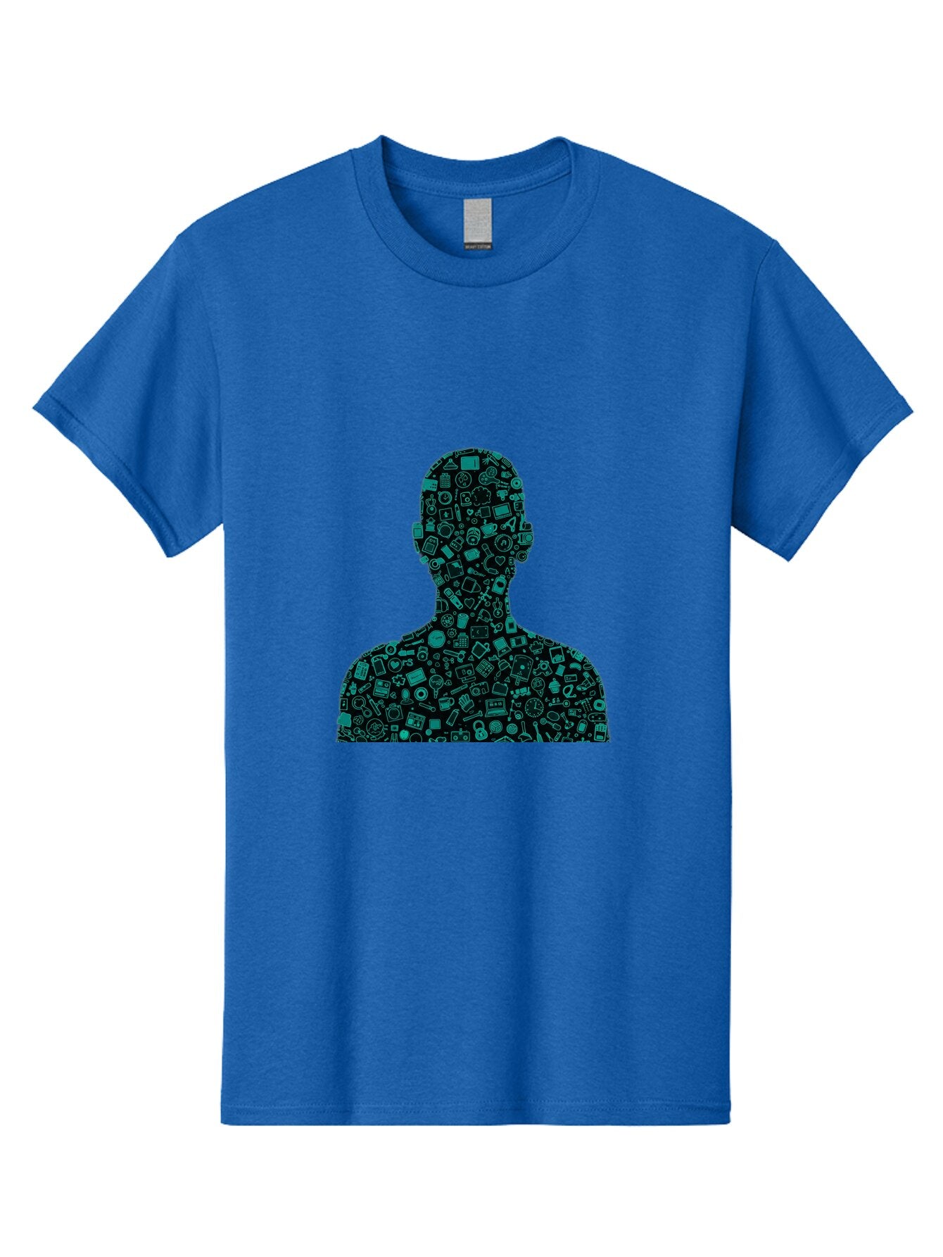Man-Silhouette Men'S Graphic Tee, 100% Cotton, Comfortable Casual Summer Wear, Machine Washable, Vintage Camera, Old Camera, Antique Camera, Black Camera, Classic Photography, Photography Equipment, Nostalgic Device, Film Camera, Camera Art Bar121 1