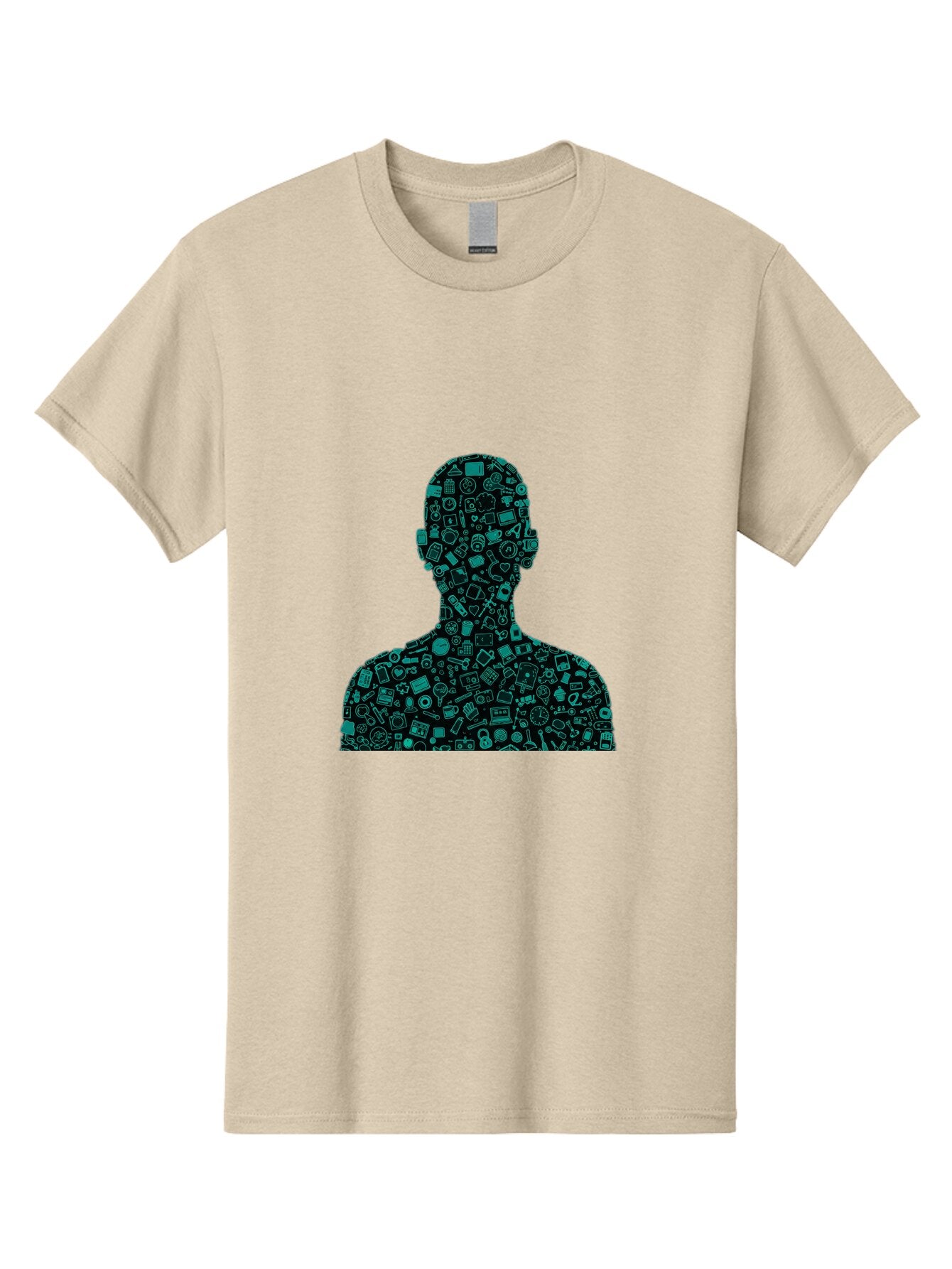 Man-Silhouette Men'S Graphic Tee, 100% Cotton, Comfortable Casual Summer Wear, Machine Washable, Vintage Camera, Old Camera, Antique Camera, Black Camera, Classic Photography, Photography Equipment, Nostalgic Device, Film Camera, Camera Art Bar121 12