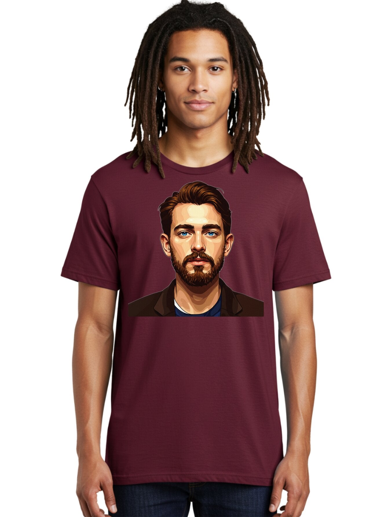 Man-With-Beard Men'S Graphic Tee, 100% Cotton, Comfortable Casual Summer Wear, Machine Washable, Vintage Camera, Old Camera, Antique Camera, Black Camera, Classic Photography, Photography Equipment, Nostalgic Device, Film Camera, Camera Art Bar122 21