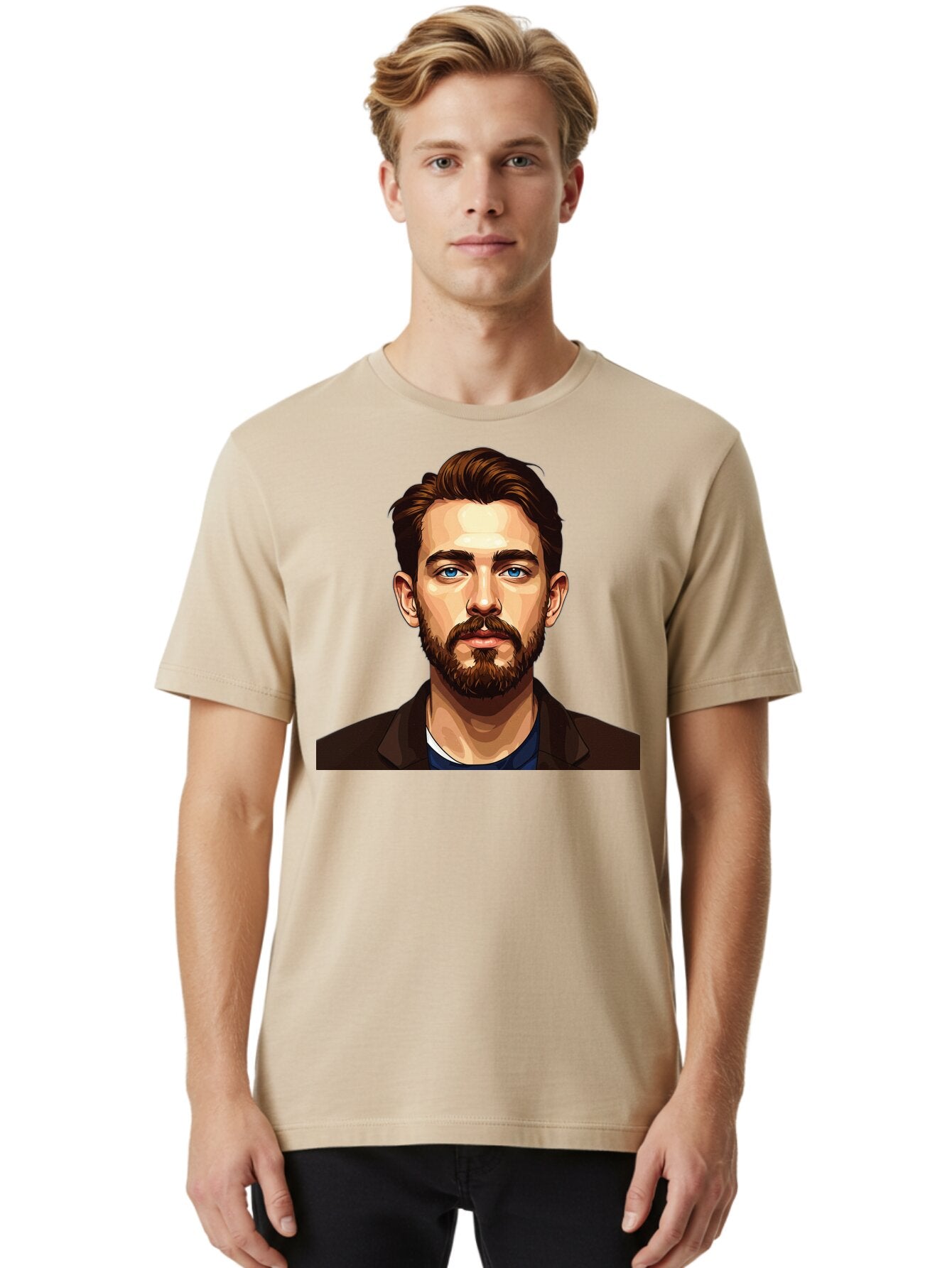 Man-With-Beard Men'S Graphic Tee, 100% Cotton, Comfortable Casual Summer Wear, Machine Washable, Vintage Camera, Old Camera, Antique Camera, Black Camera, Classic Photography, Photography Equipment, Nostalgic Device, Film Camera, Camera Art Bar122 17