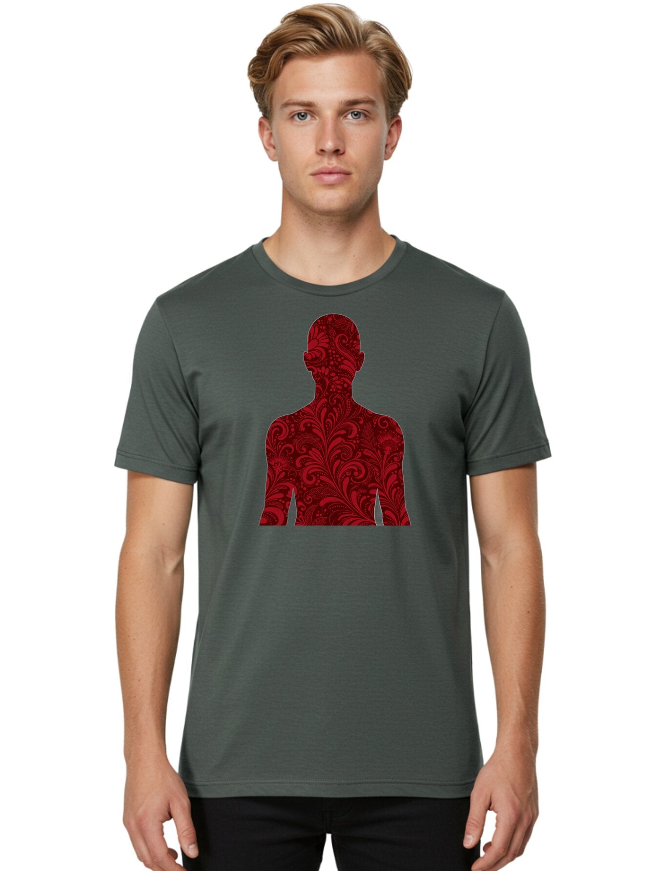 Man-With-Floral-Tattoo Men'S Graphic Tee, 100% Cotton, Comfortable Casual Summer Wear, Machine Washable, Vintage Camera, Old Camera, Antique Camera, Black Camera, Classic Photography, Photography Equipment, Nostalgic Device, Film Camera, Bar123 22