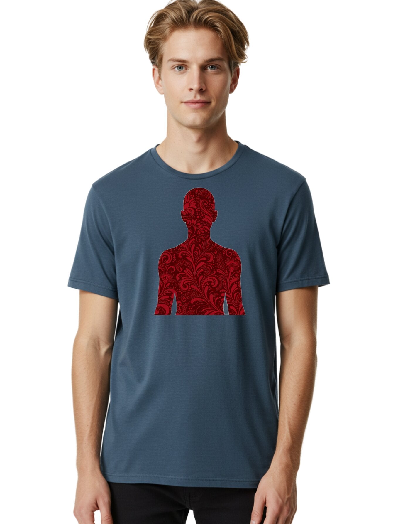 Man-With-Floral-Tattoo Men'S Graphic Tee, 100% Cotton, Comfortable Casual Summer Wear, Machine Washable, Vintage Camera, Old Camera, Antique Camera, Black Camera, Classic Photography, Photography Equipment, Nostalgic Device, Film Camera, Bar123 30