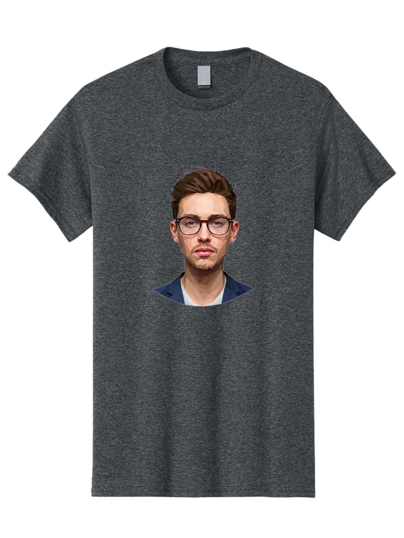Man-With-Glasses Men'S Graphic Tee, 100% Cotton, Comfortable Casual Summer Wear, Machine Washable, Vintage Camera, Old Camera, Antique Camera, Black Camera, Classic Photography, Photography Equipment, Nostalgic Device, Film Camera, Camera Art Bar125 9