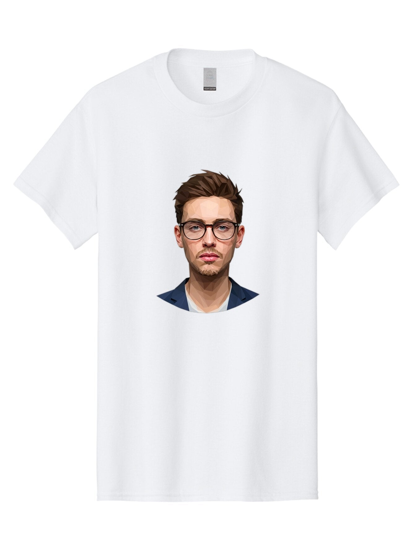 Man-With-Glasses Men'S Graphic Tee, 100% Cotton, Comfortable Casual Summer Wear, Machine Washable, Vintage Camera, Old Camera, Antique Camera, Black Camera, Classic Photography, Photography Equipment, Nostalgic Device, Film Camera, Camera Art Bar125 6