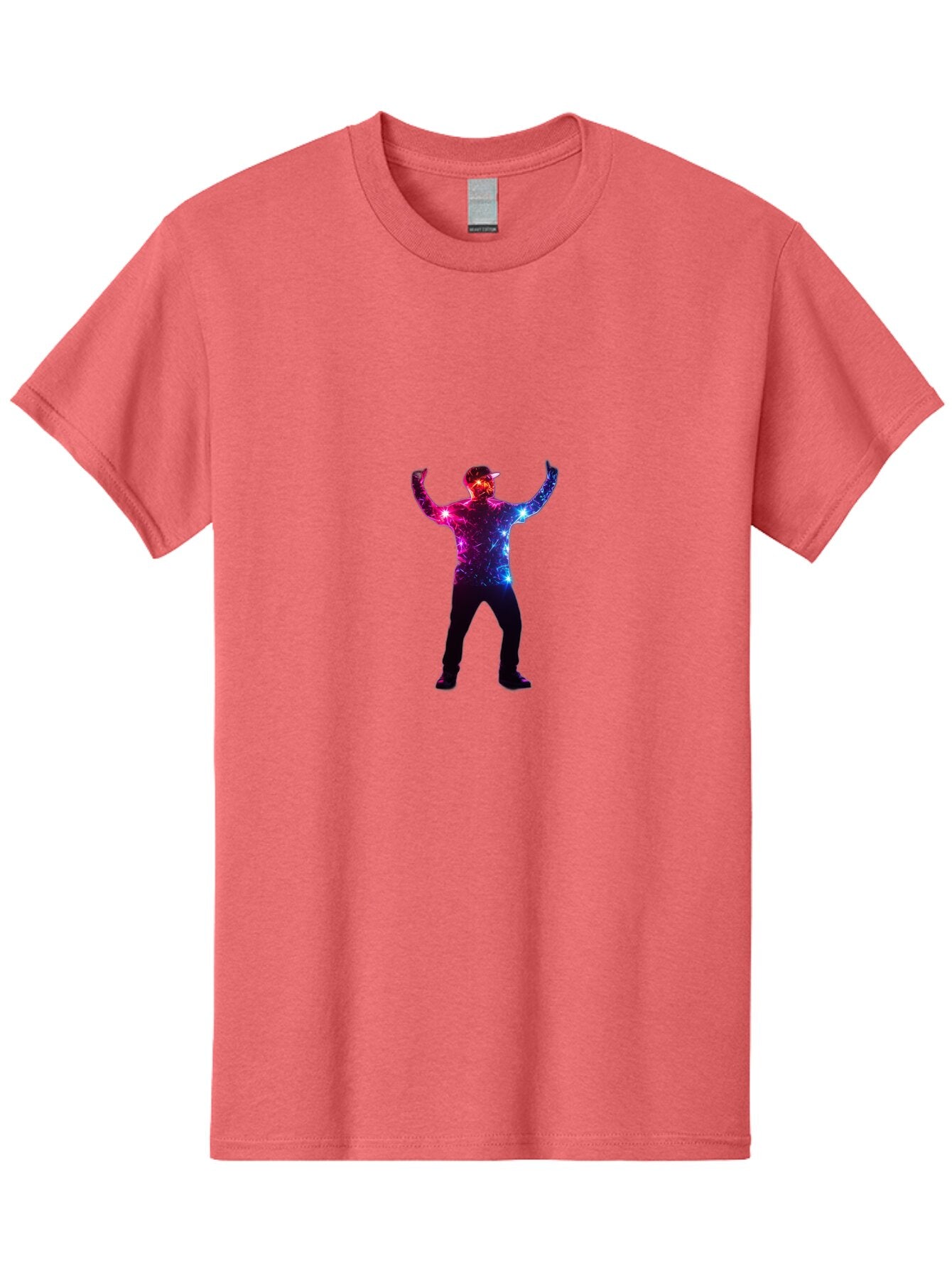 Man-With-Neon-Lights Men'S Graphic Tee, 100% Cotton, Comfortable Casual Summer Wear, Machine Washable, Vintage Camera, Old Camera, Antique Camera, Black Camera, Classic Photography, Photography Equipment, Nostalgic Device, Film Camera, Bar126 5
