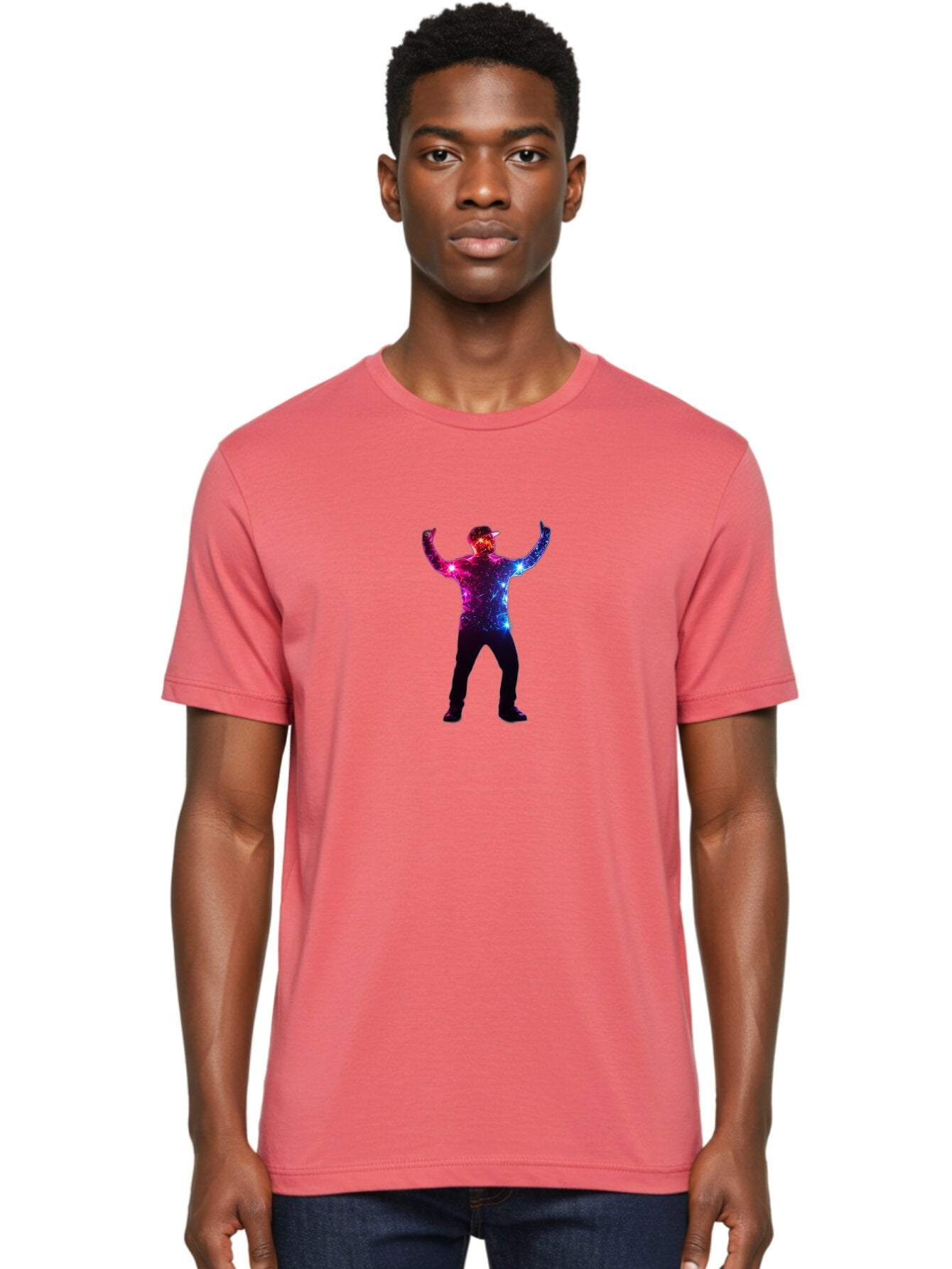 Man-With-Neon-Lights Men'S Graphic Tee, 100% Cotton, Comfortable Casual Summer Wear, Machine Washable, Vintage Camera, Old Camera, Antique Camera, Black Camera, Classic Photography, Photography Equipment, Nostalgic Device, Film Camera, Bar126 23