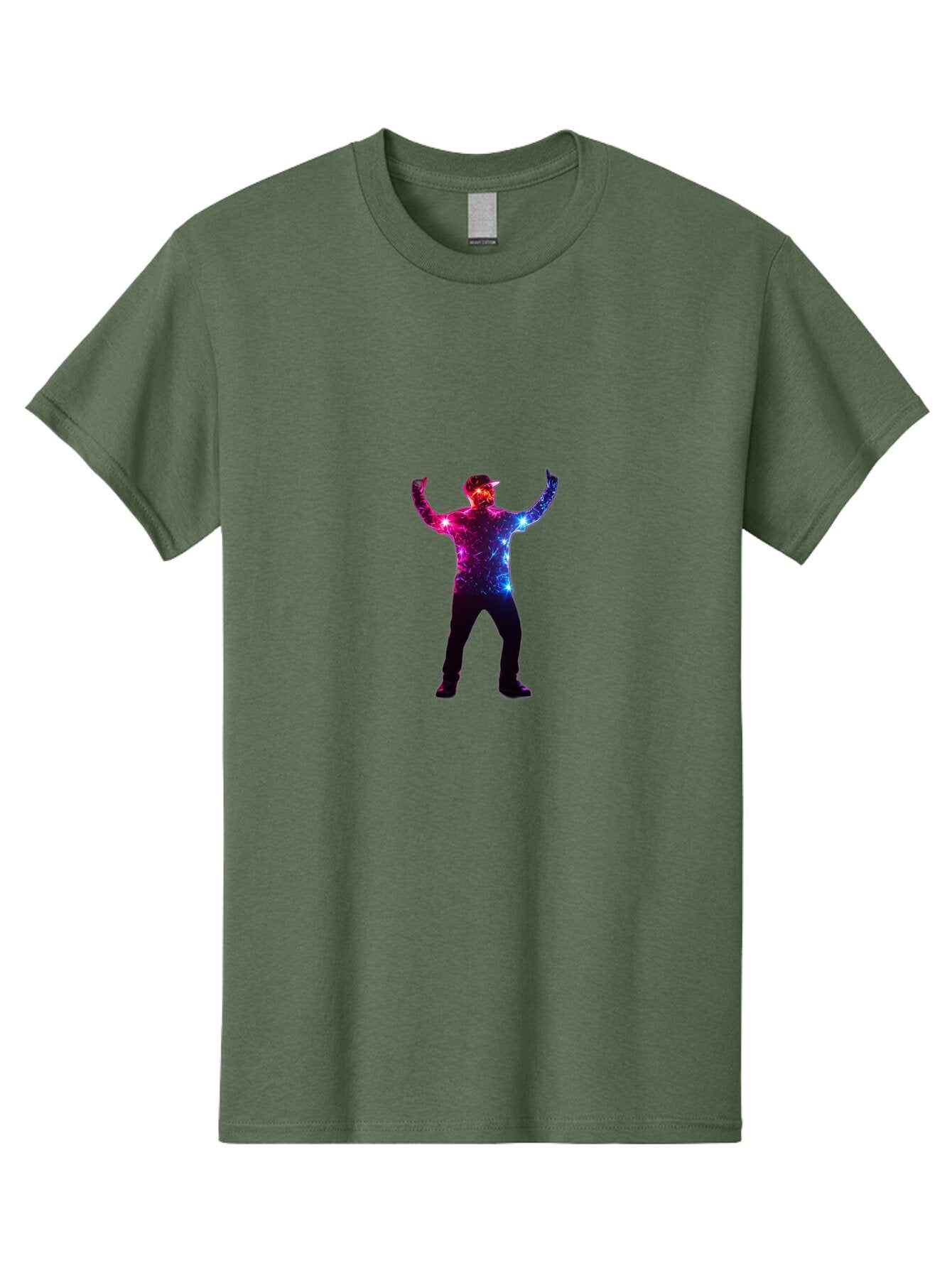 Man-With-Neon-Lights Men'S Graphic Tee, 100% Cotton, Comfortable Casual Summer Wear, Machine Washable, Vintage Camera, Old Camera, Antique Camera, Black Camera, Classic Photography, Photography Equipment, Nostalgic Device, Film Camera, Bar126 3