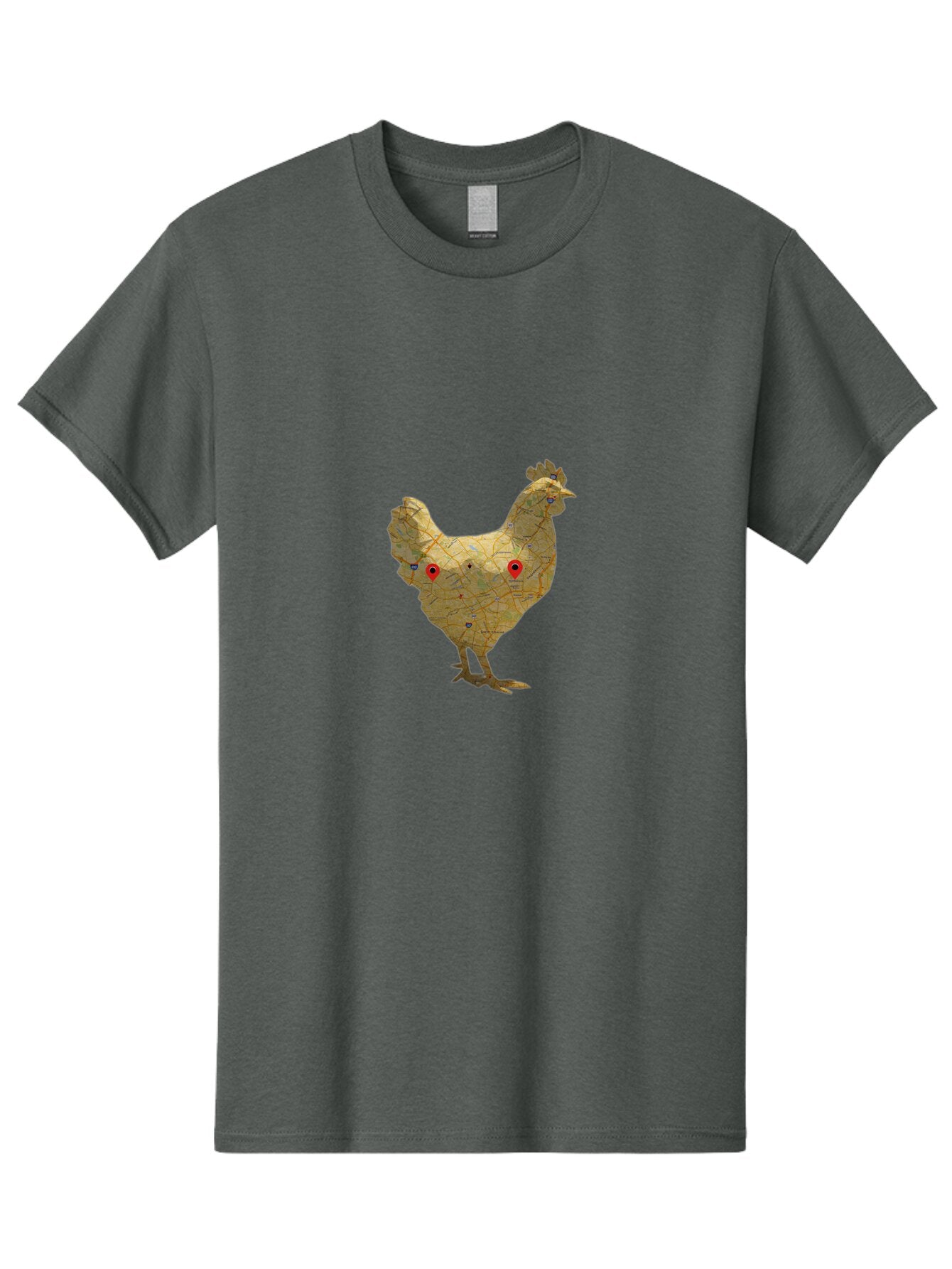Map-Chicken Men'S Graphic Tee, 100% Cotton, Comfortable Casual Summer Wear, Machine Washable, Vintage Camera, Old Camera, Antique Camera, Black Camera, Classic Photography, Photography Equipment, Nostalgic Device, Film Camera, Camera Art Bar127 9