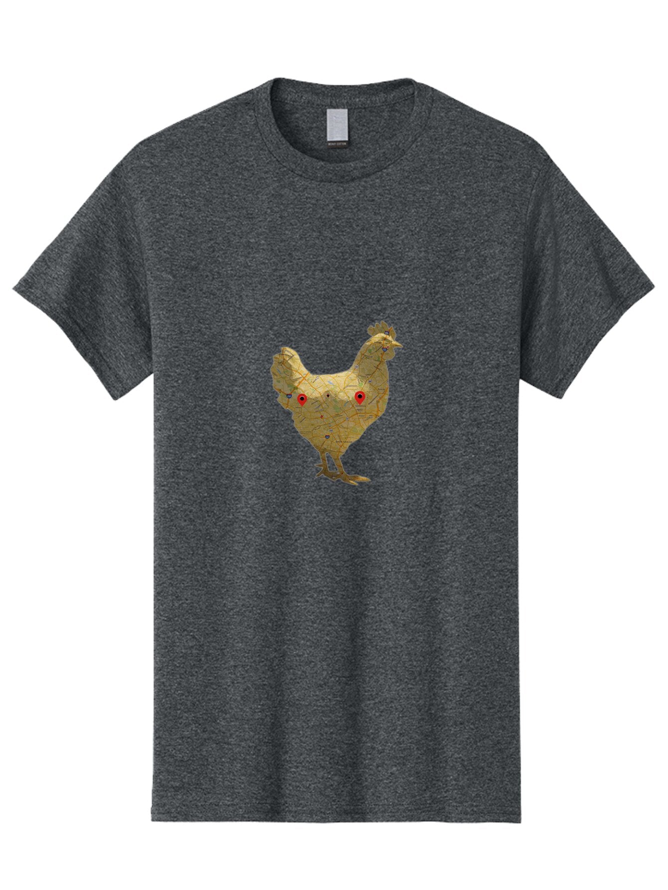Map-Chicken Men'S Graphic Tee, 100% Cotton, Comfortable Casual Summer Wear, Machine Washable, Vintage Camera, Old Camera, Antique Camera, Black Camera, Classic Photography, Photography Equipment, Nostalgic Device, Film Camera, Camera Art Bar127 6