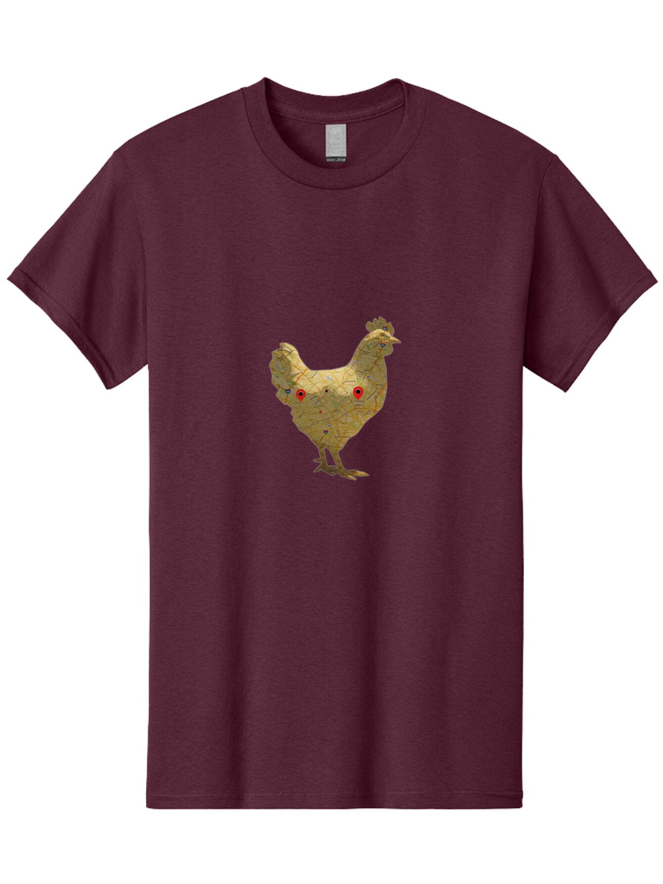 Map-Chicken Men'S Graphic Tee, 100% Cotton, Comfortable Casual Summer Wear, Machine Washable, Vintage Camera, Old Camera, Antique Camera, Black Camera, Classic Photography, Photography Equipment, Nostalgic Device, Film Camera, Camera Art Bar127 14