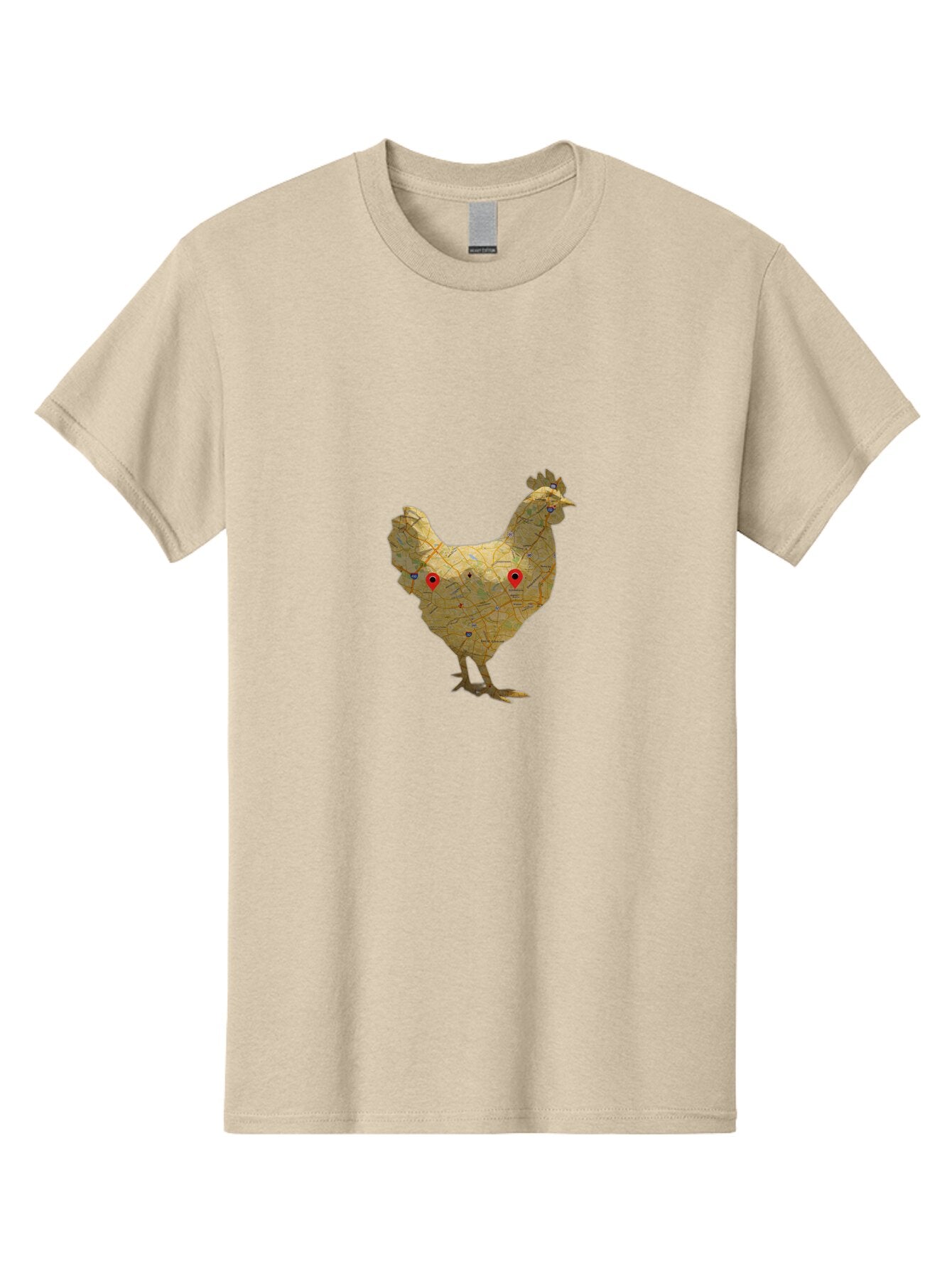 Map-Chicken Men'S Graphic Tee, 100% Cotton, Comfortable Casual Summer Wear, Machine Washable, Vintage Camera, Old Camera, Antique Camera, Black Camera, Classic Photography, Photography Equipment, Nostalgic Device, Film Camera, Camera Art Bar127 2