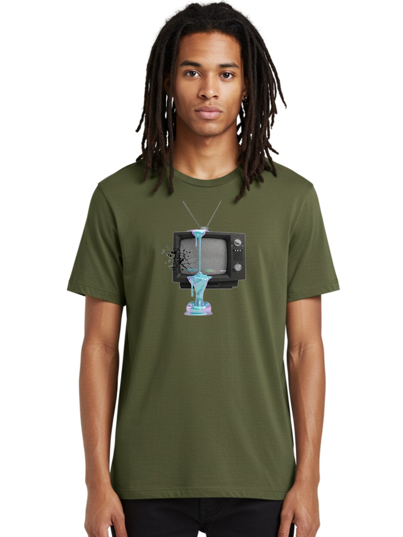 Martini-Glass-Tv Men'S Graphic Tee, 100% Cotton, Comfortable Casual Summer Wear, Machine Washable, Vintage Camera, Old Camera, Antique Camera, Black Camera, Classic Photography, Photography Equipment, Nostalgic Device, Film Camera, Camera Art Bar129 17