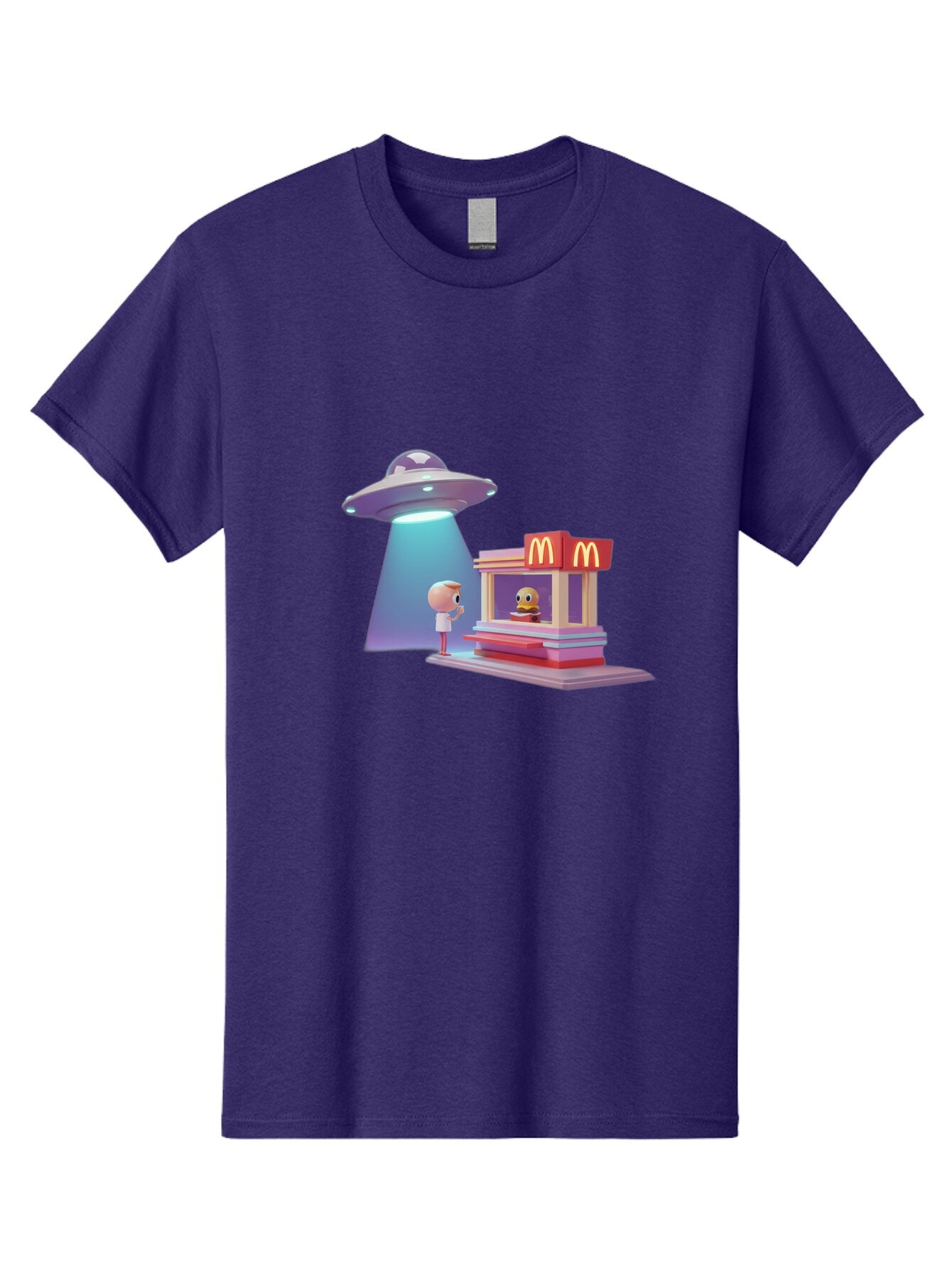 Mcdonald-S-Ufo Men'S Graphic Tee, 100% Cotton, Comfortable Casual Summer Wear, Machine Washable, Vintage Camera, Old Camera, Antique Camera, Black Camera, Classic Photography, Photography Equipment, Nostalgic Device, Film Camera, Camera Art Bar130 14
